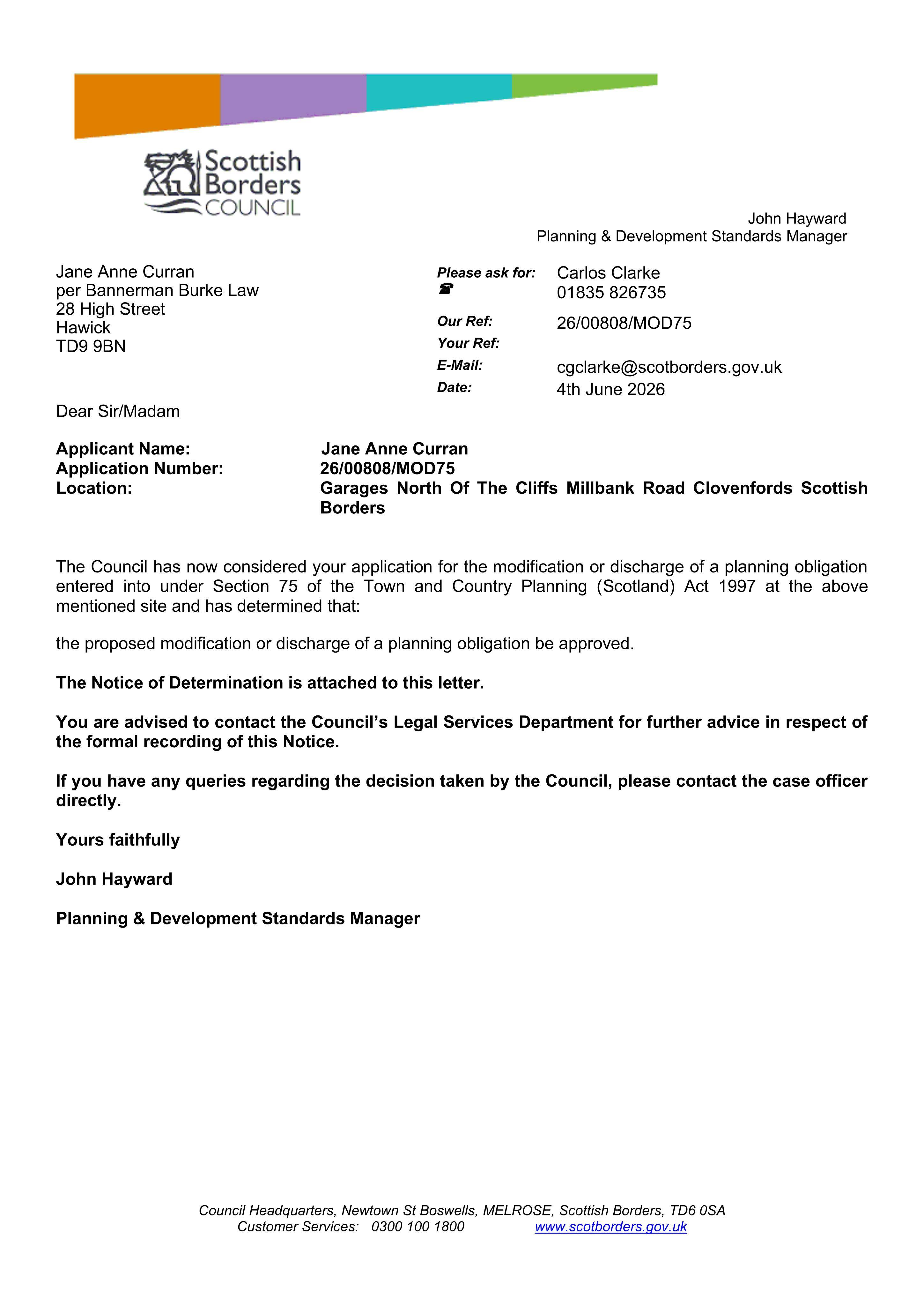 Planning document