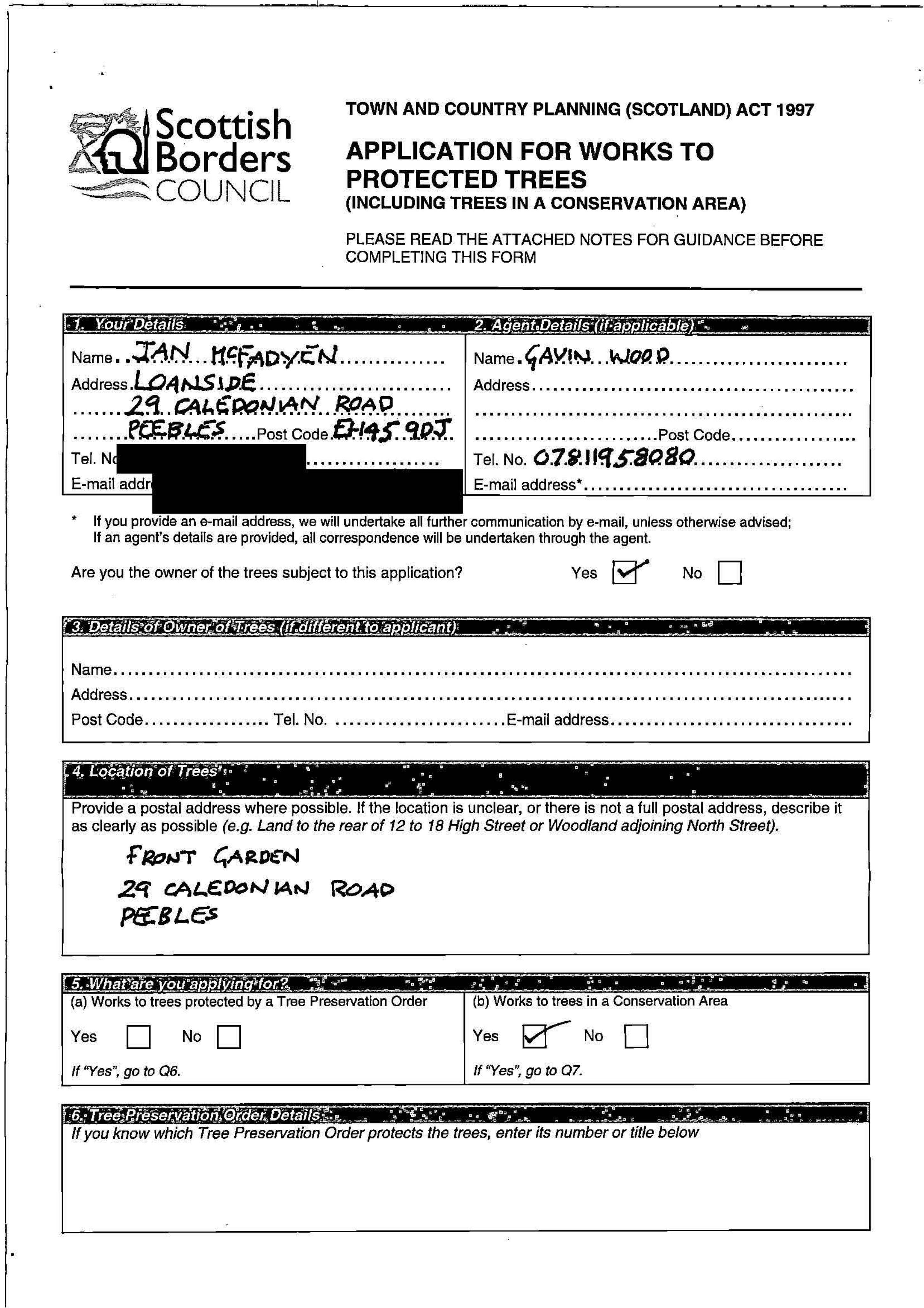 Planning document