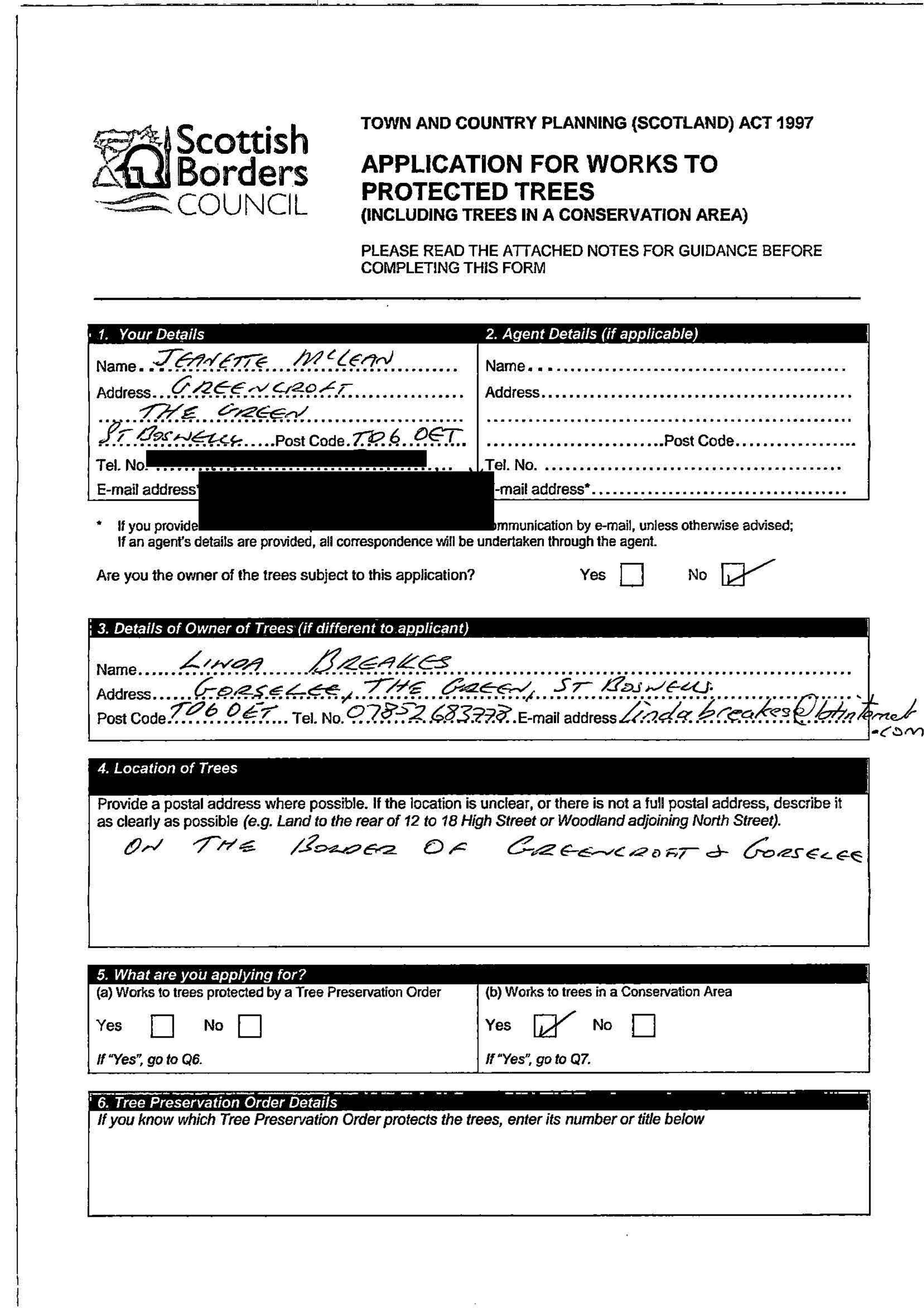 Planning document