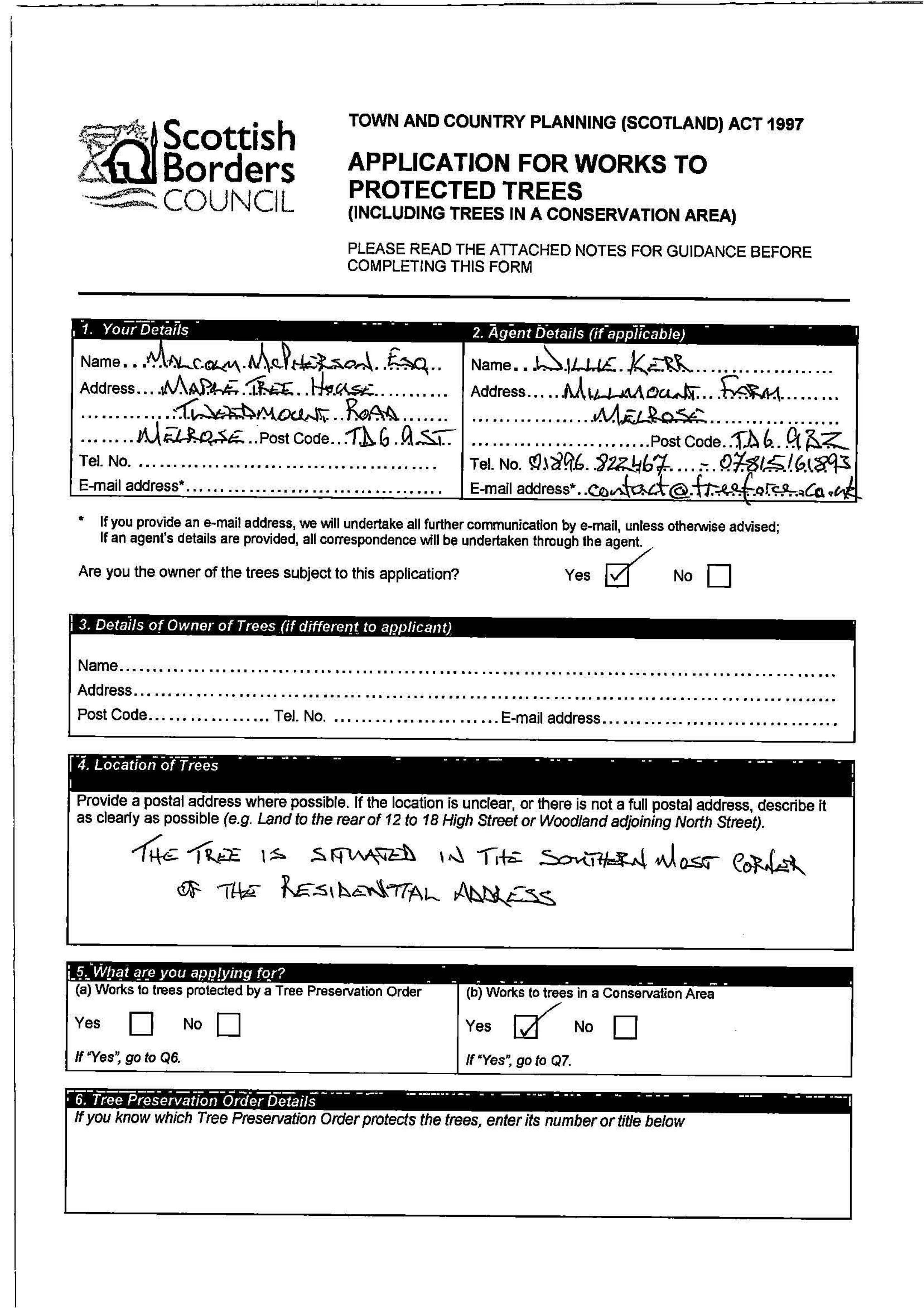 Planning document