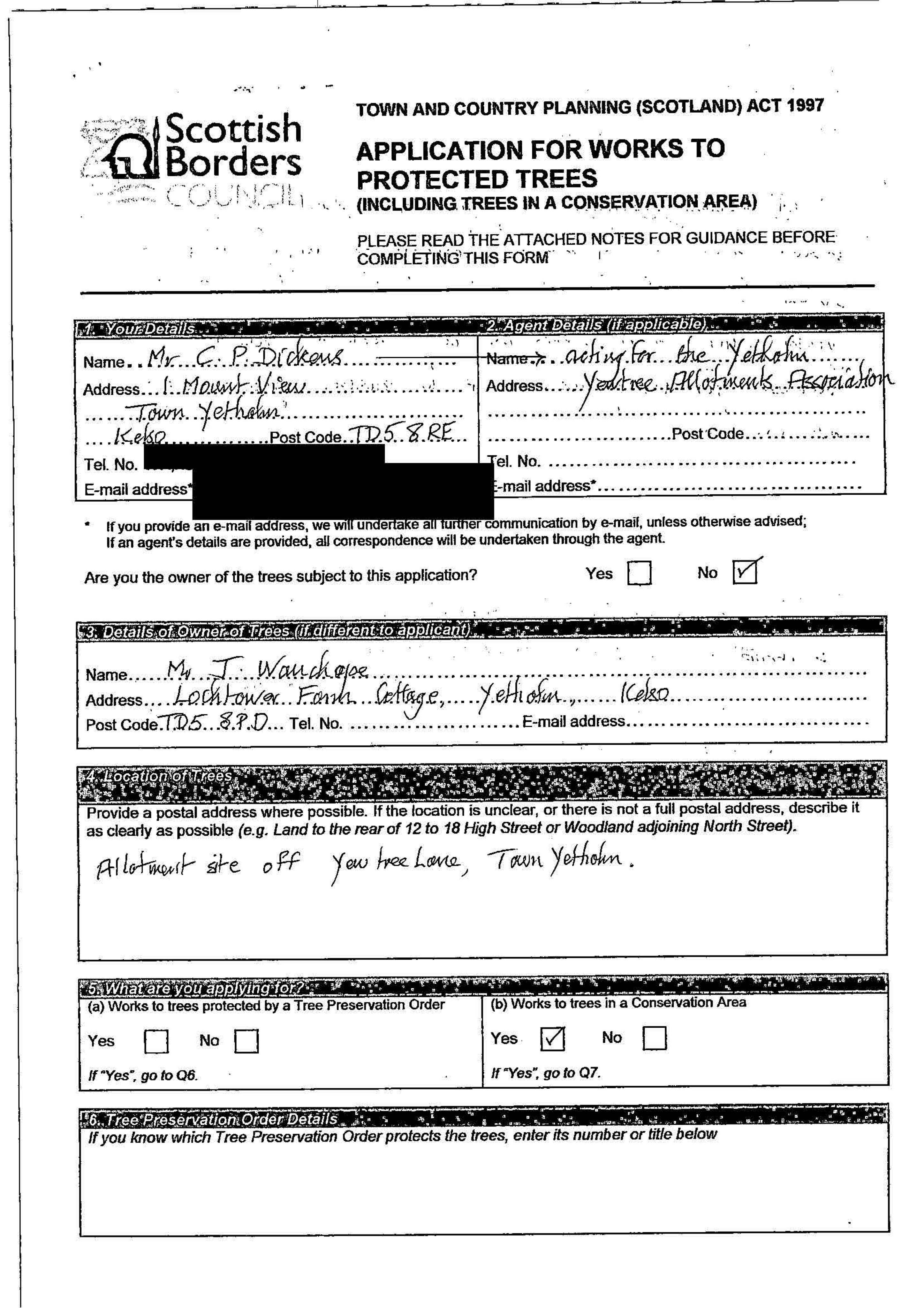 Planning document