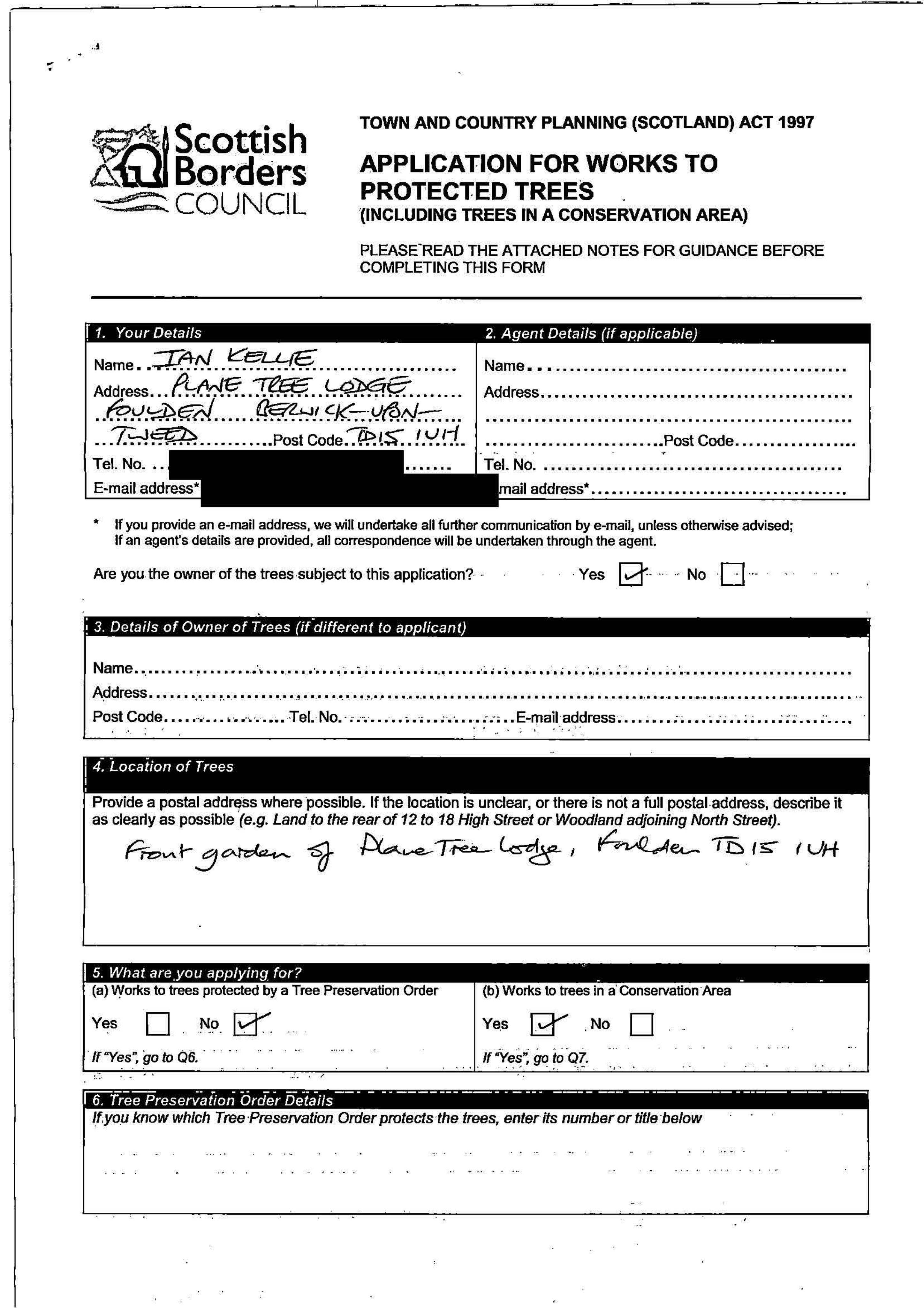 Planning document