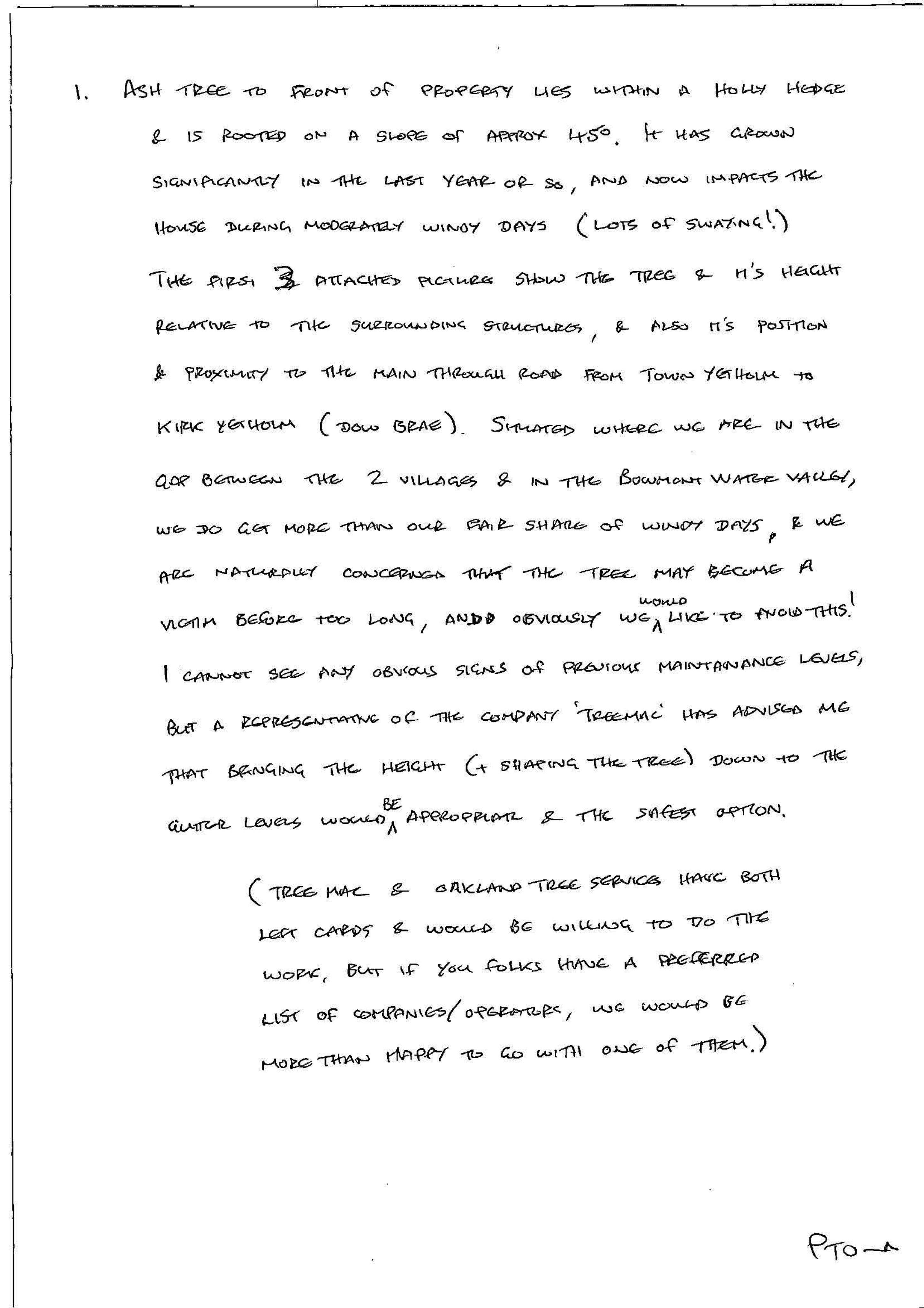 Planning document