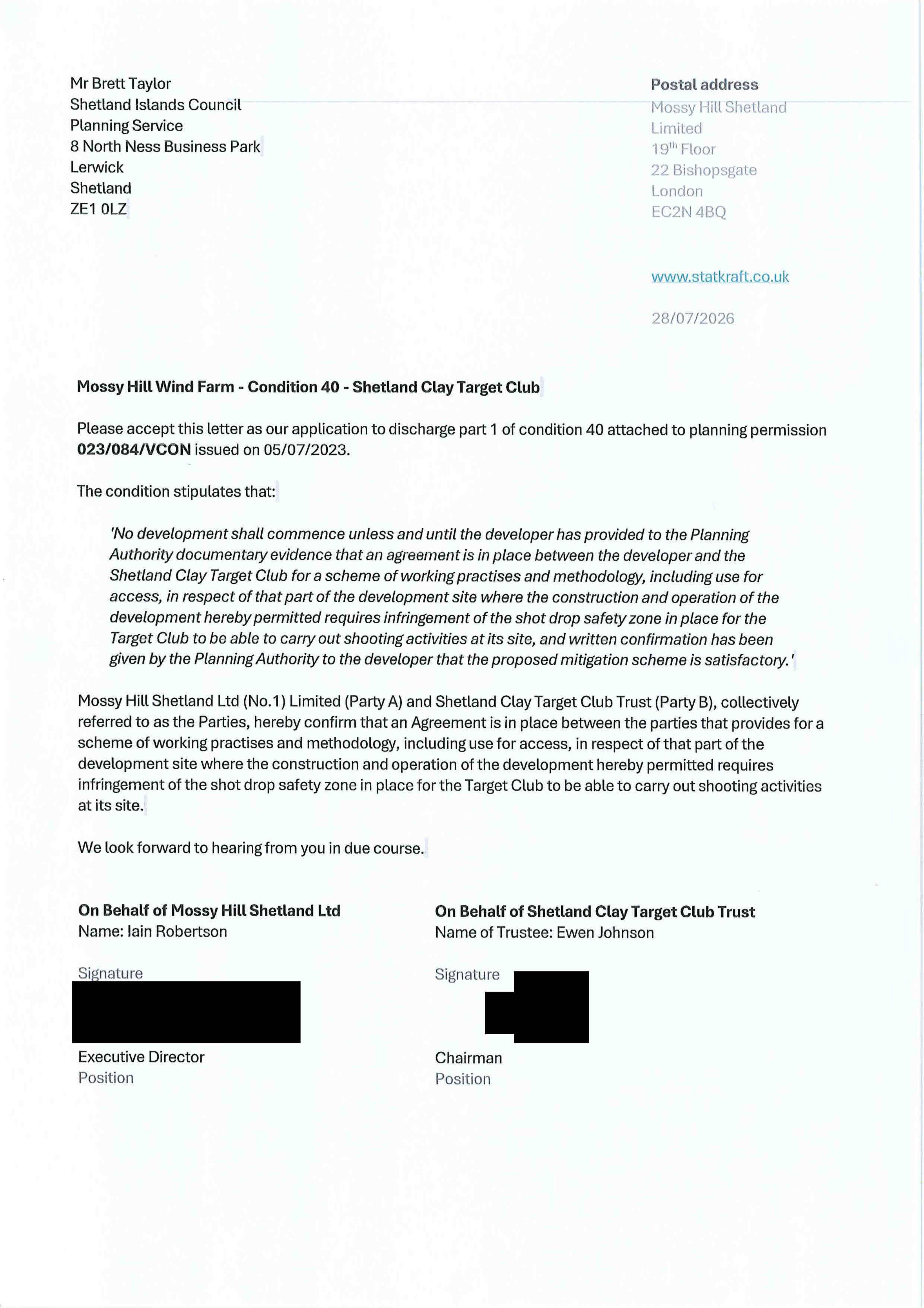 Planning document