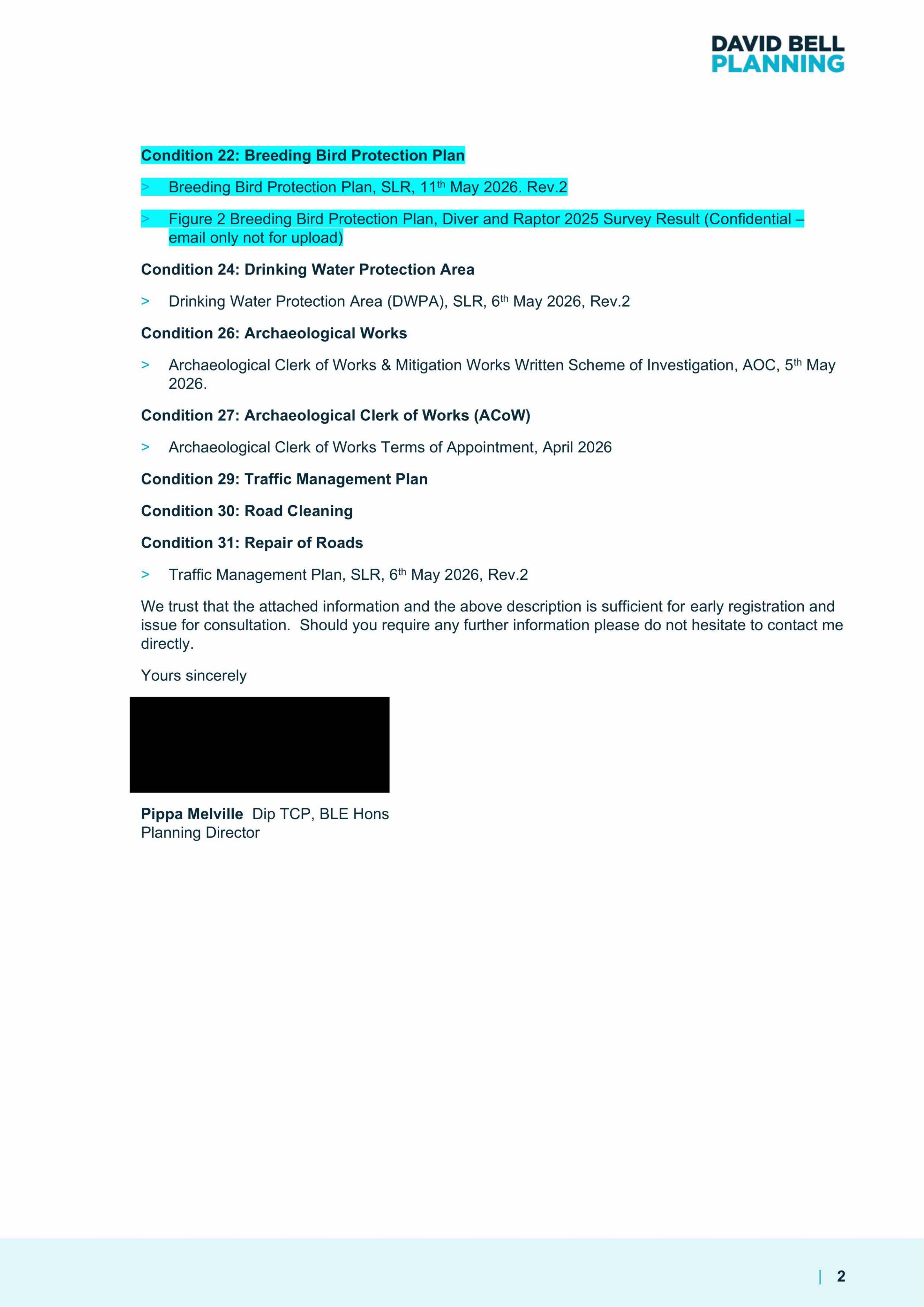Planning document