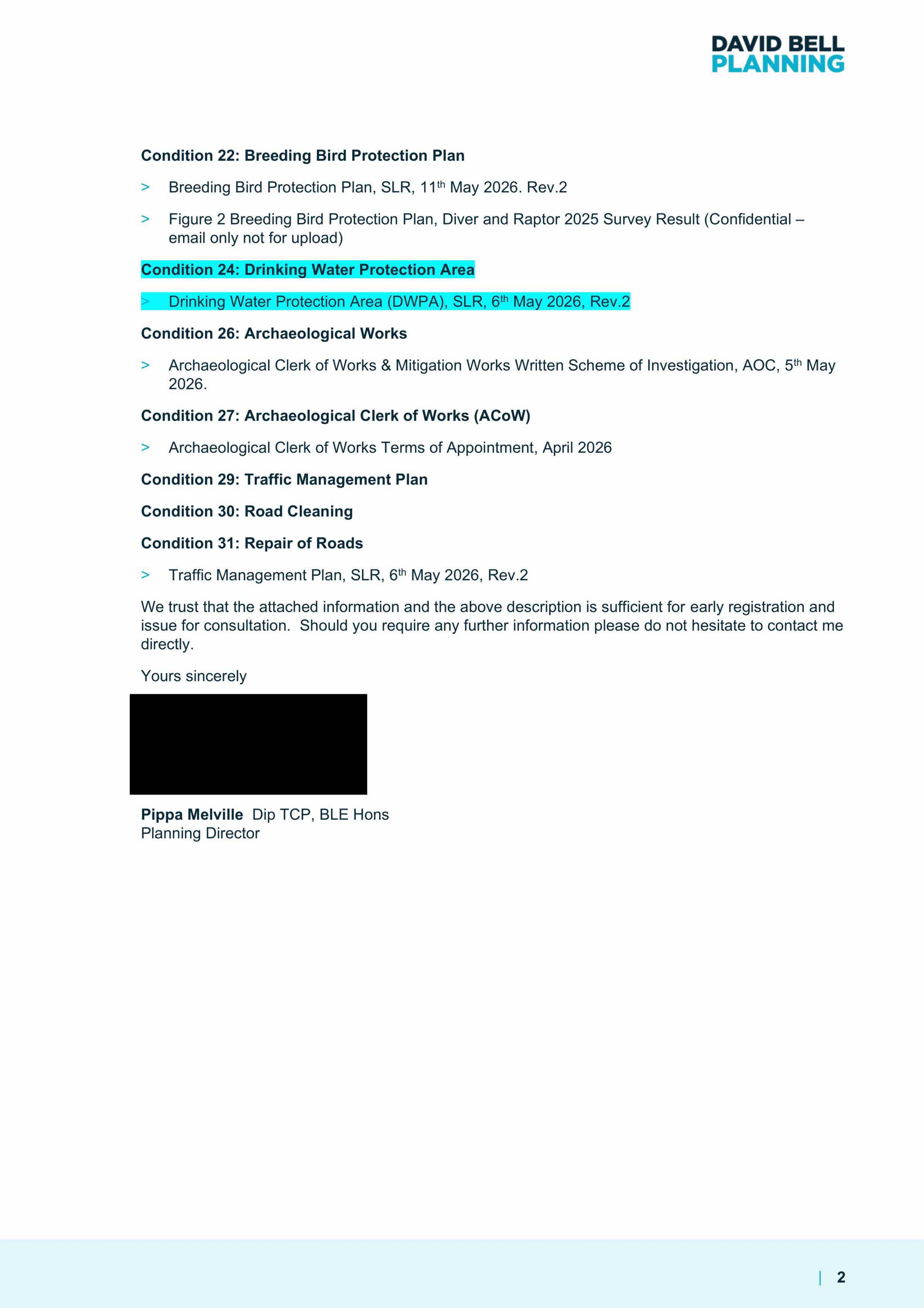 Planning document