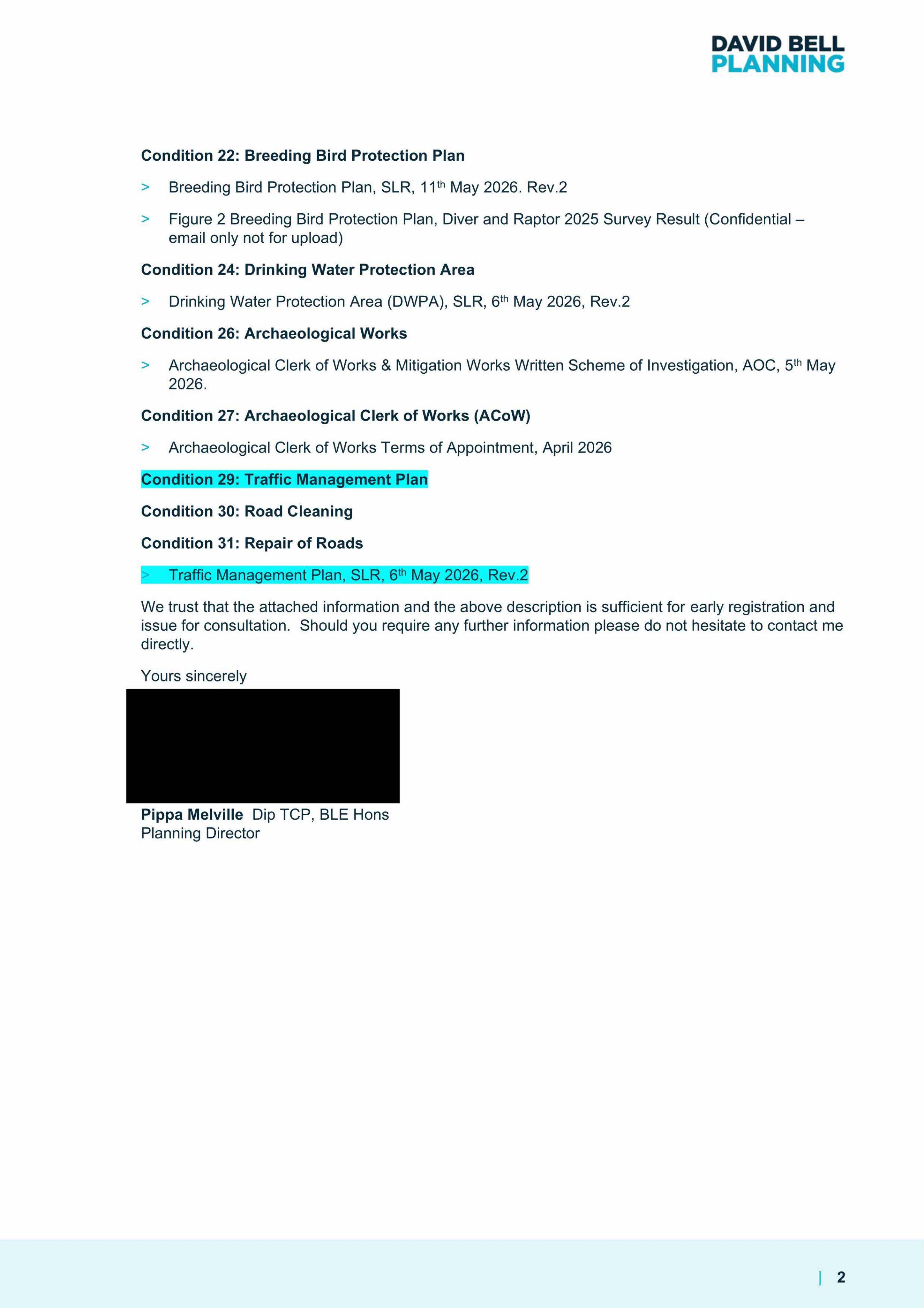 Planning document