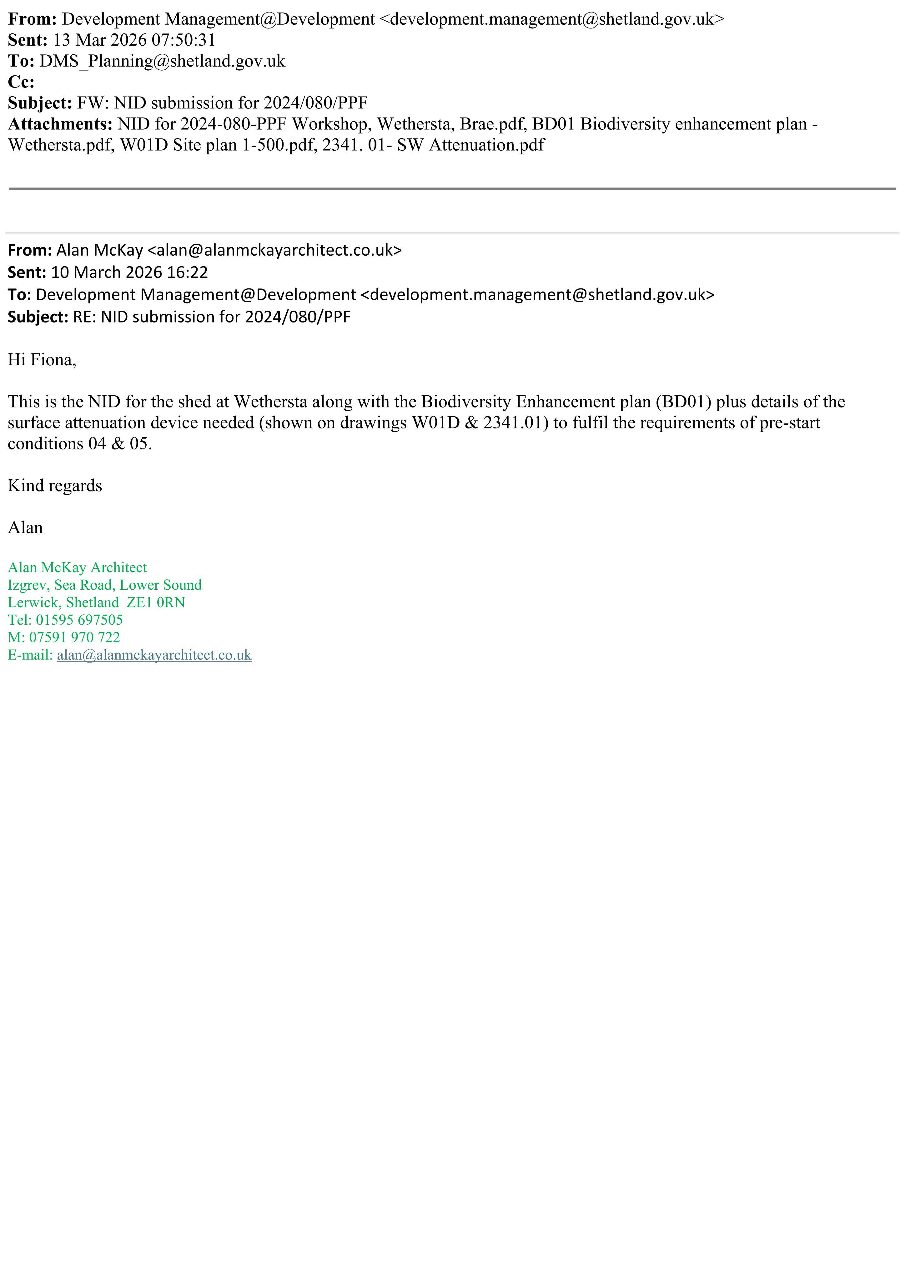Planning document