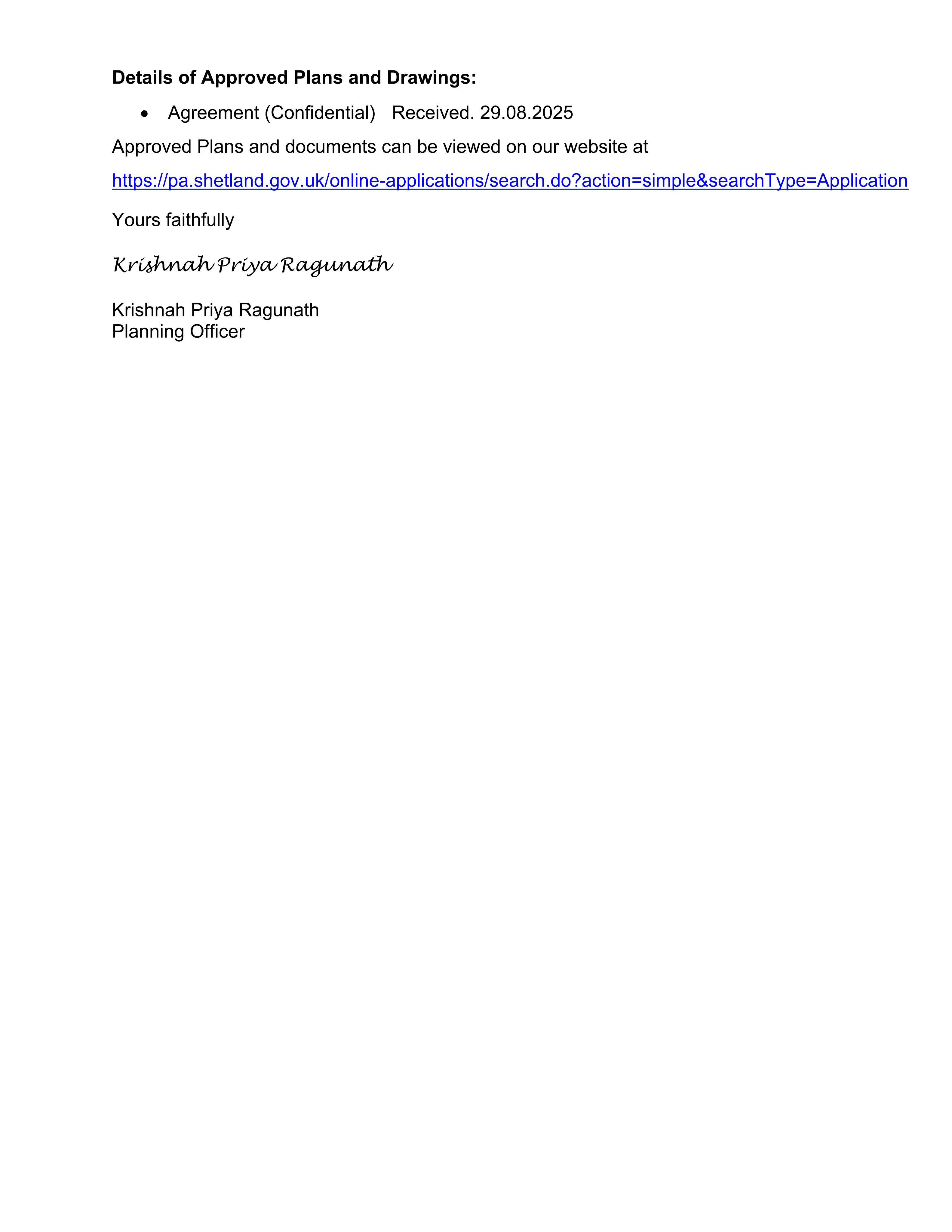 Planning document