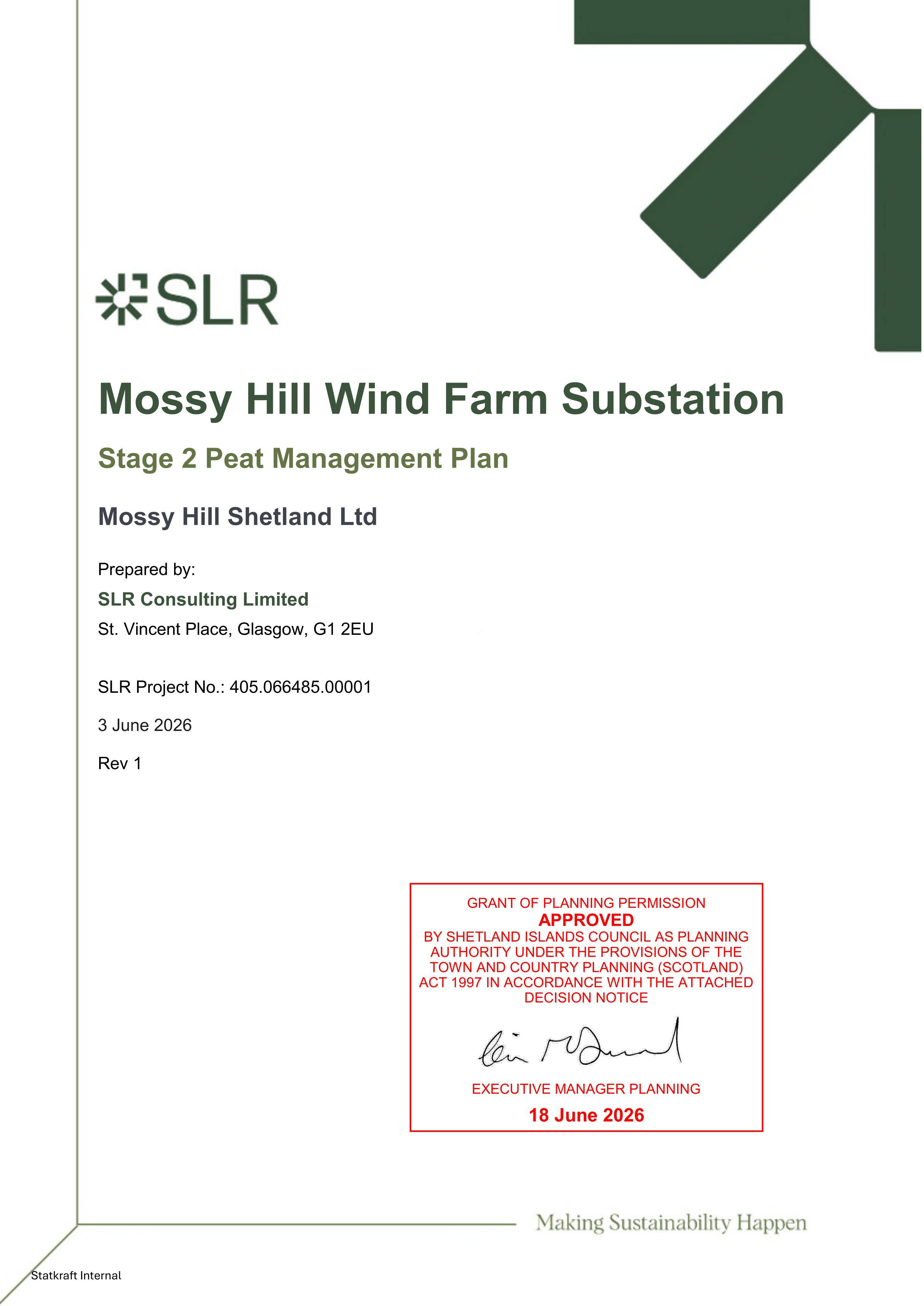 Planning document