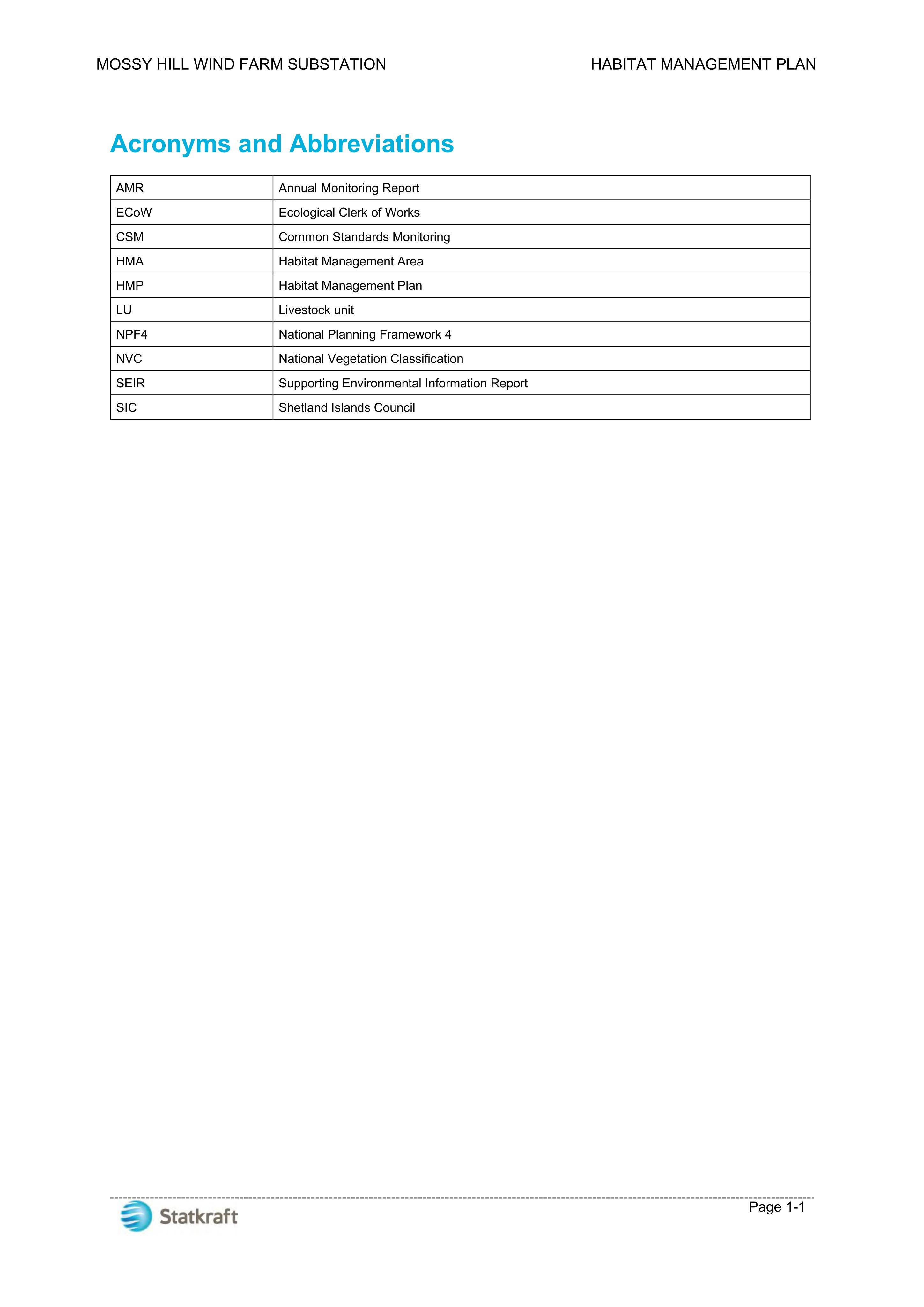 Planning document