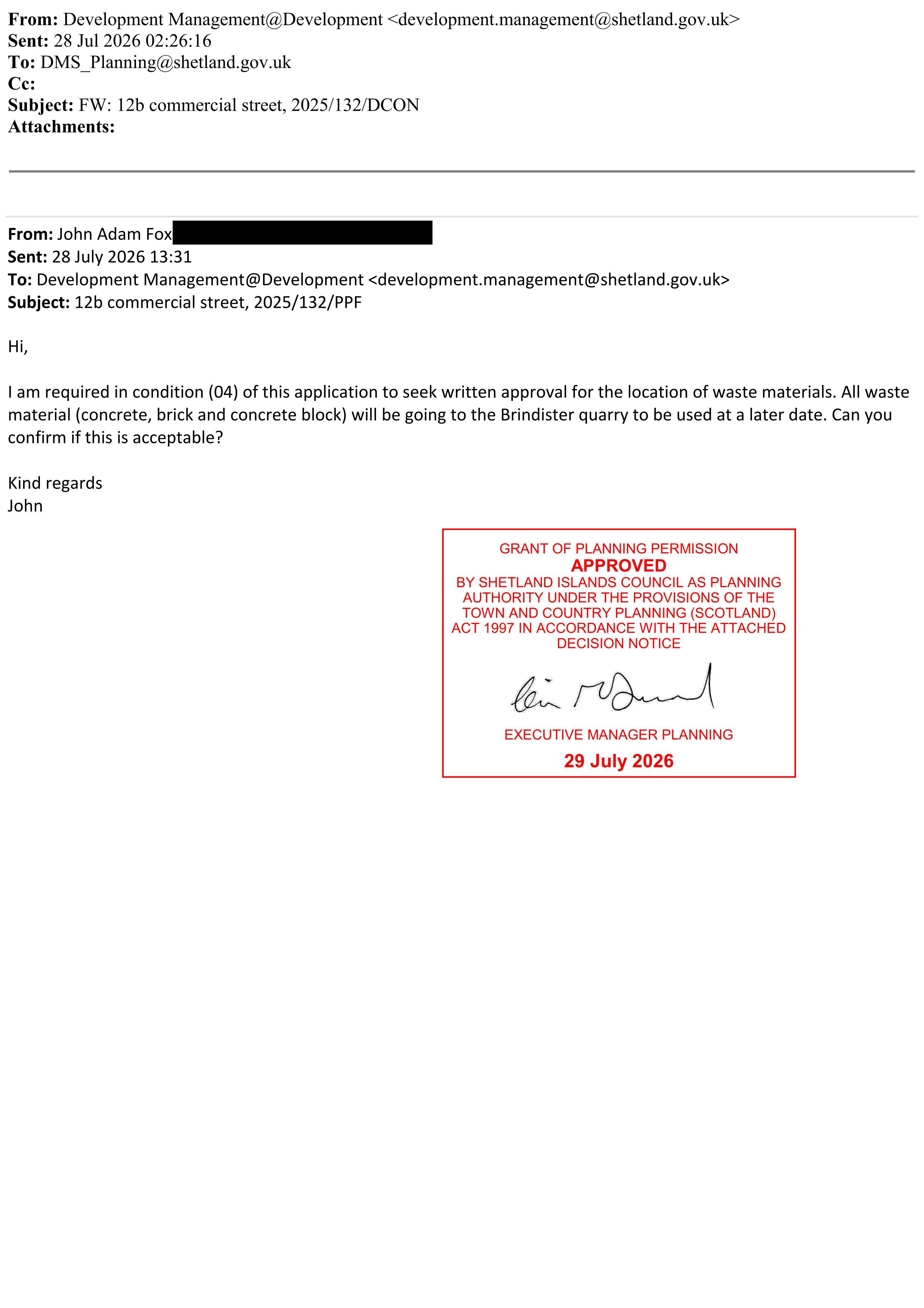 Planning document