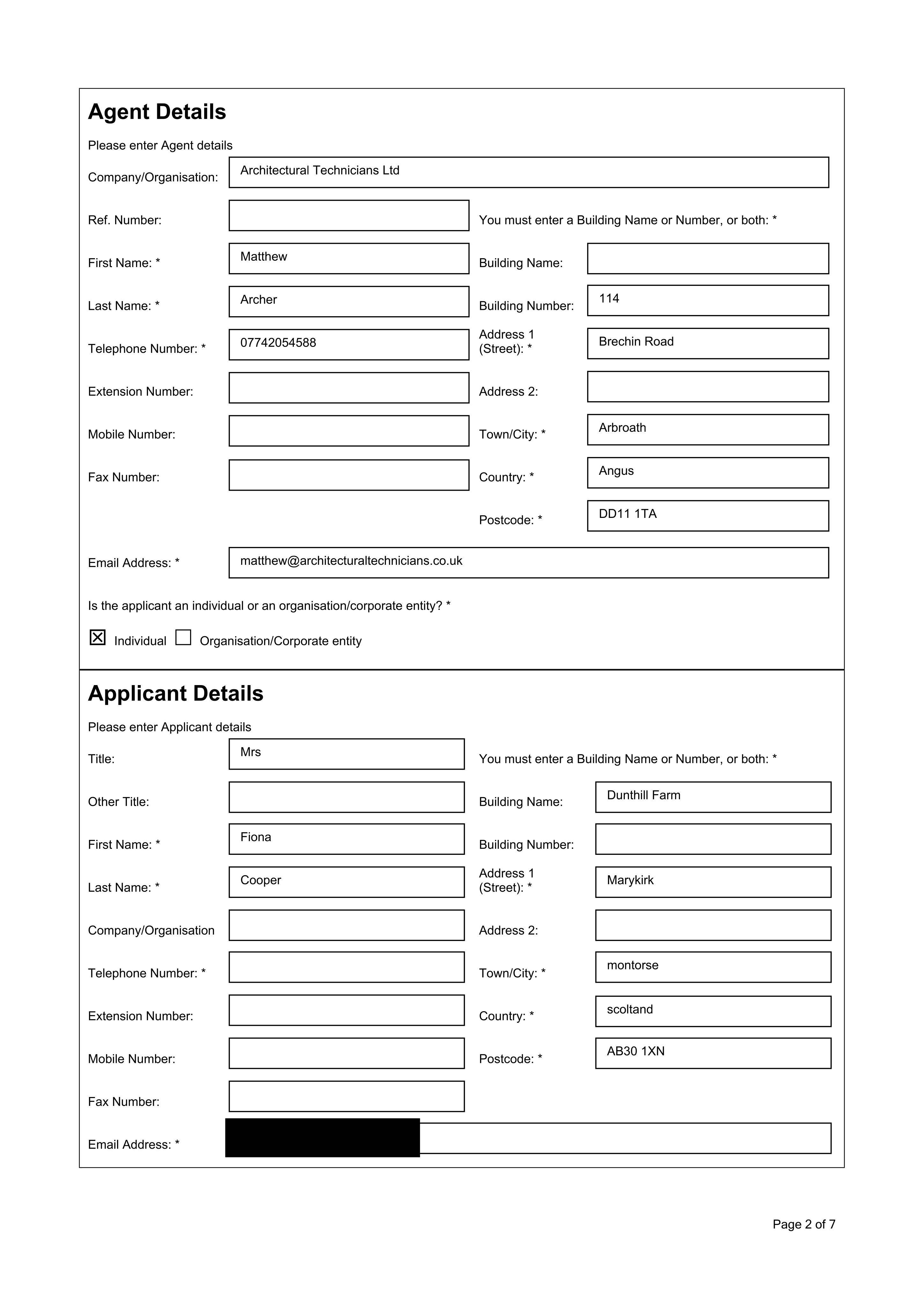 Planning document