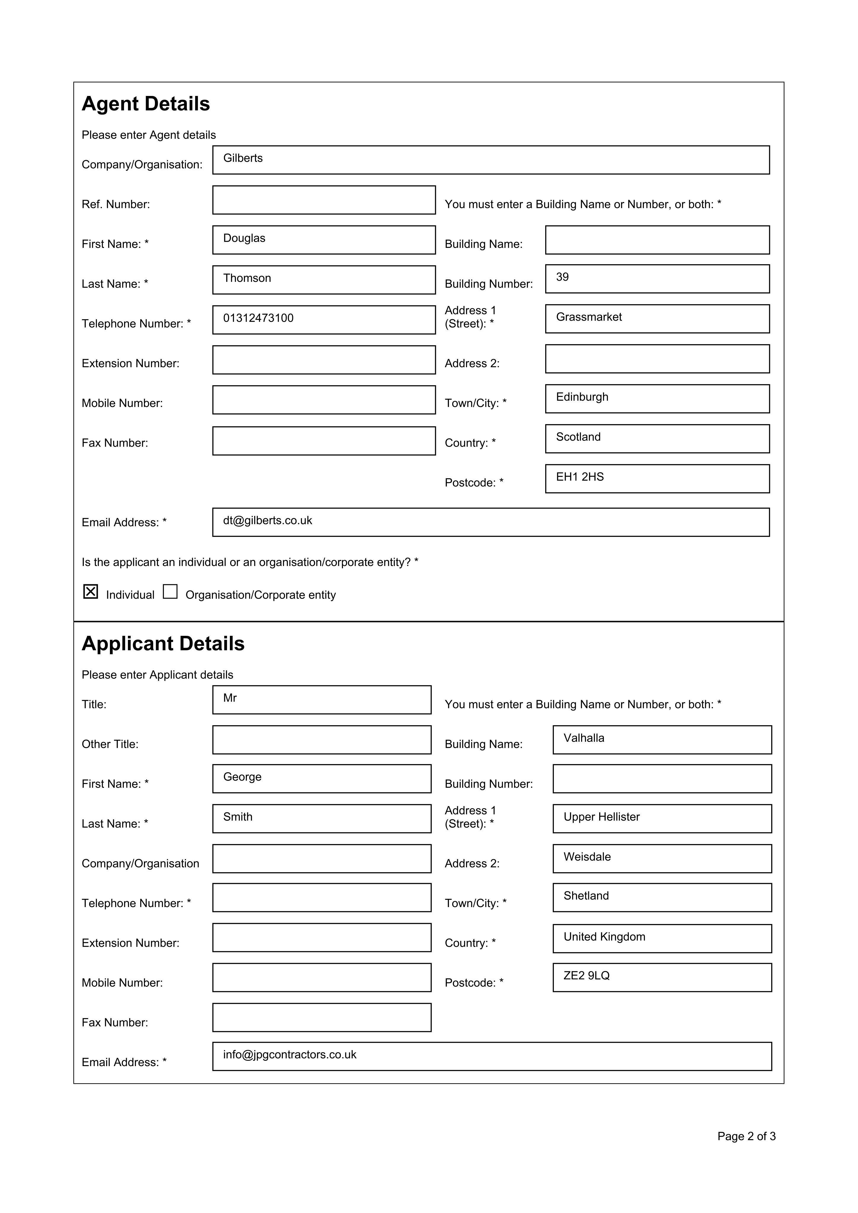 Planning document