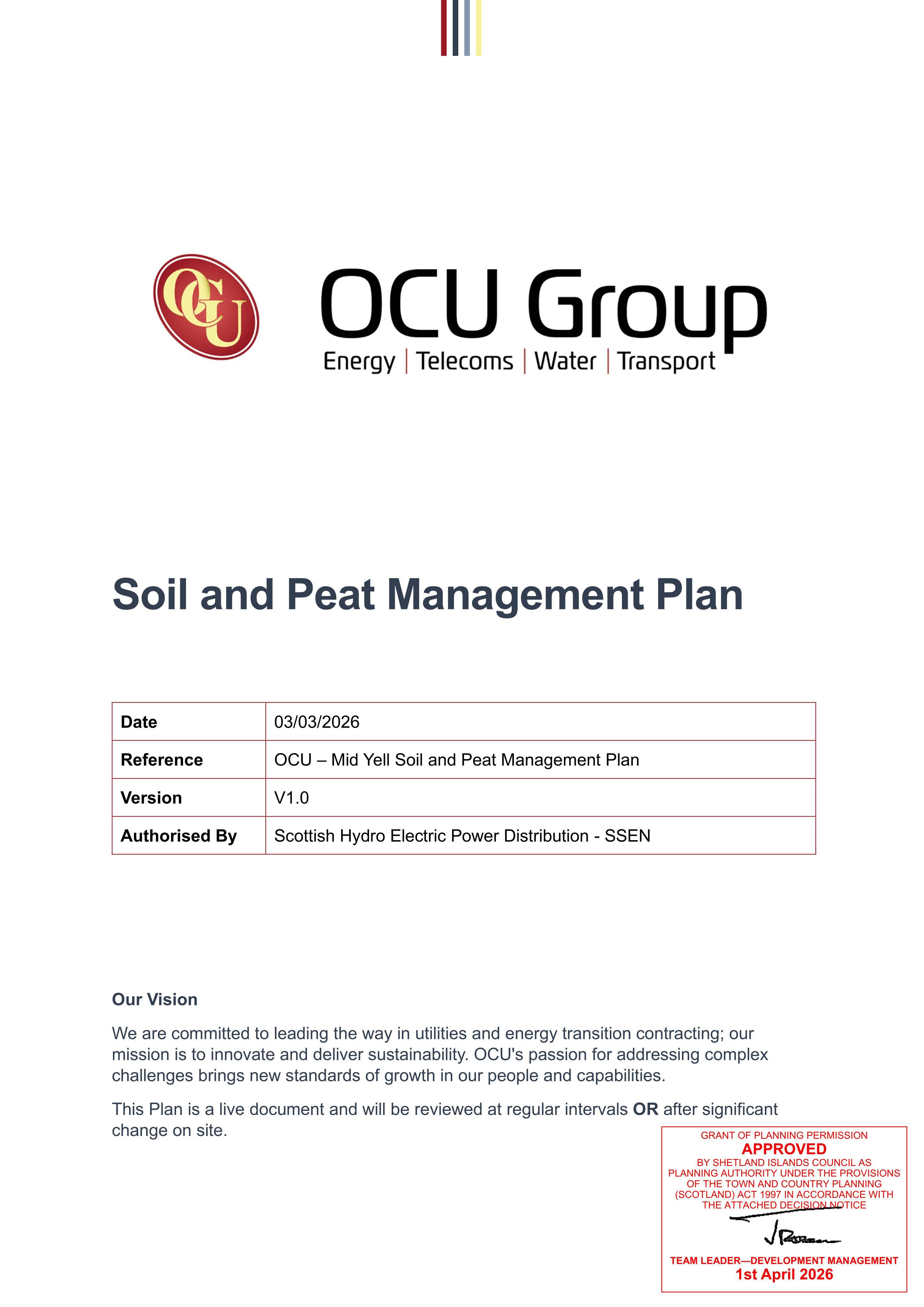 Planning document