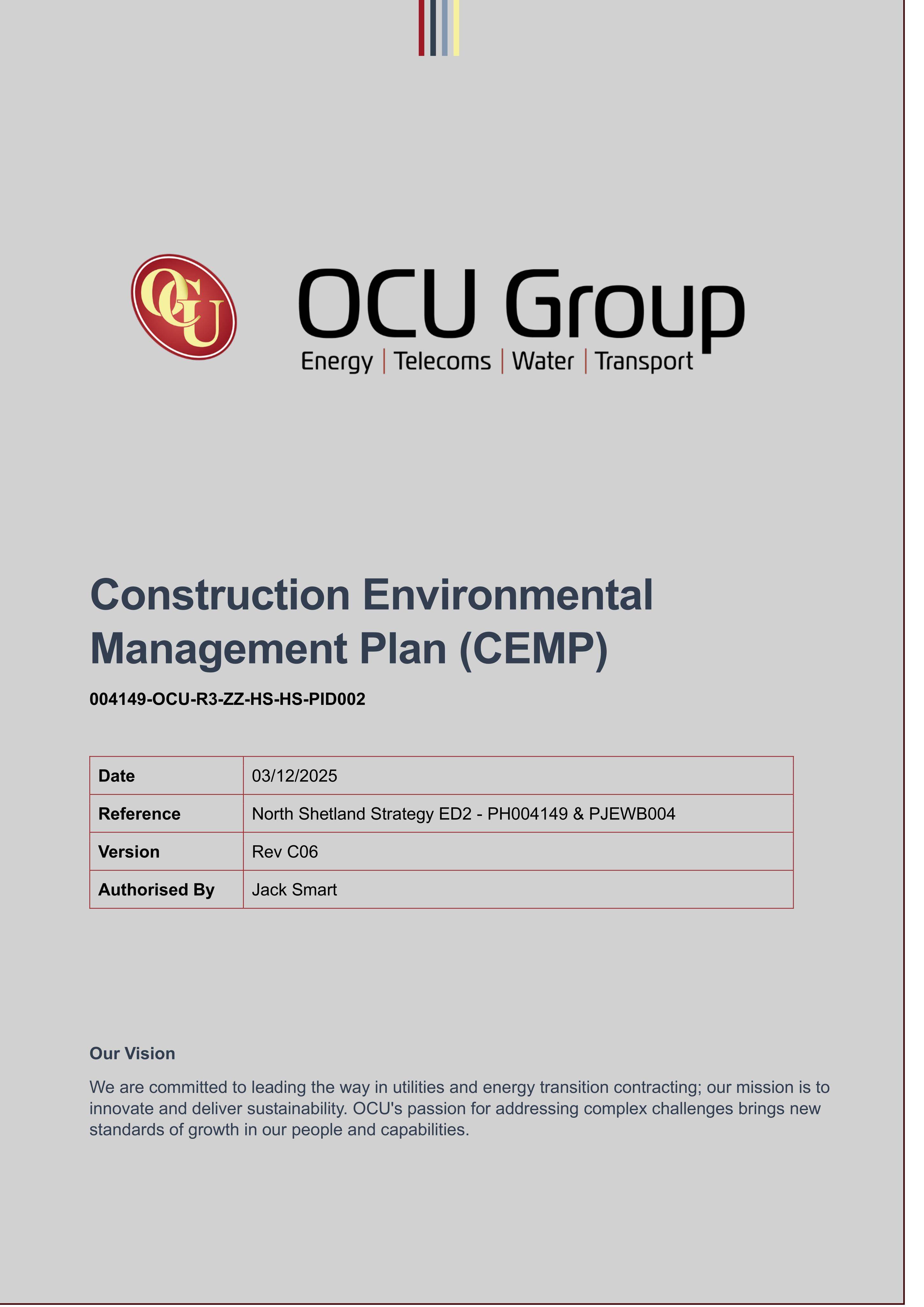 Planning document