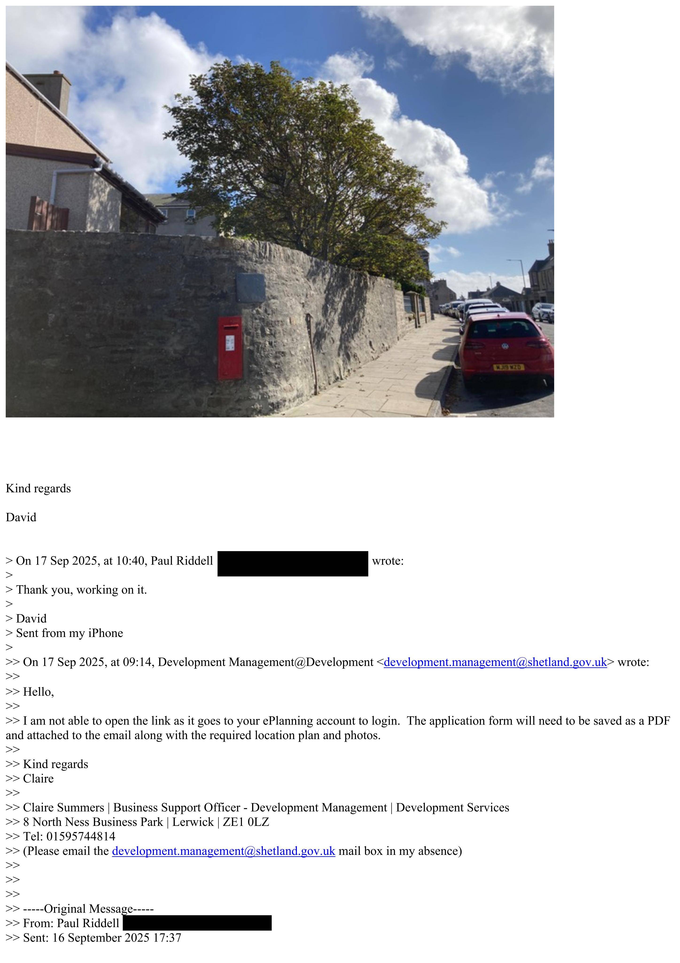 Planning document