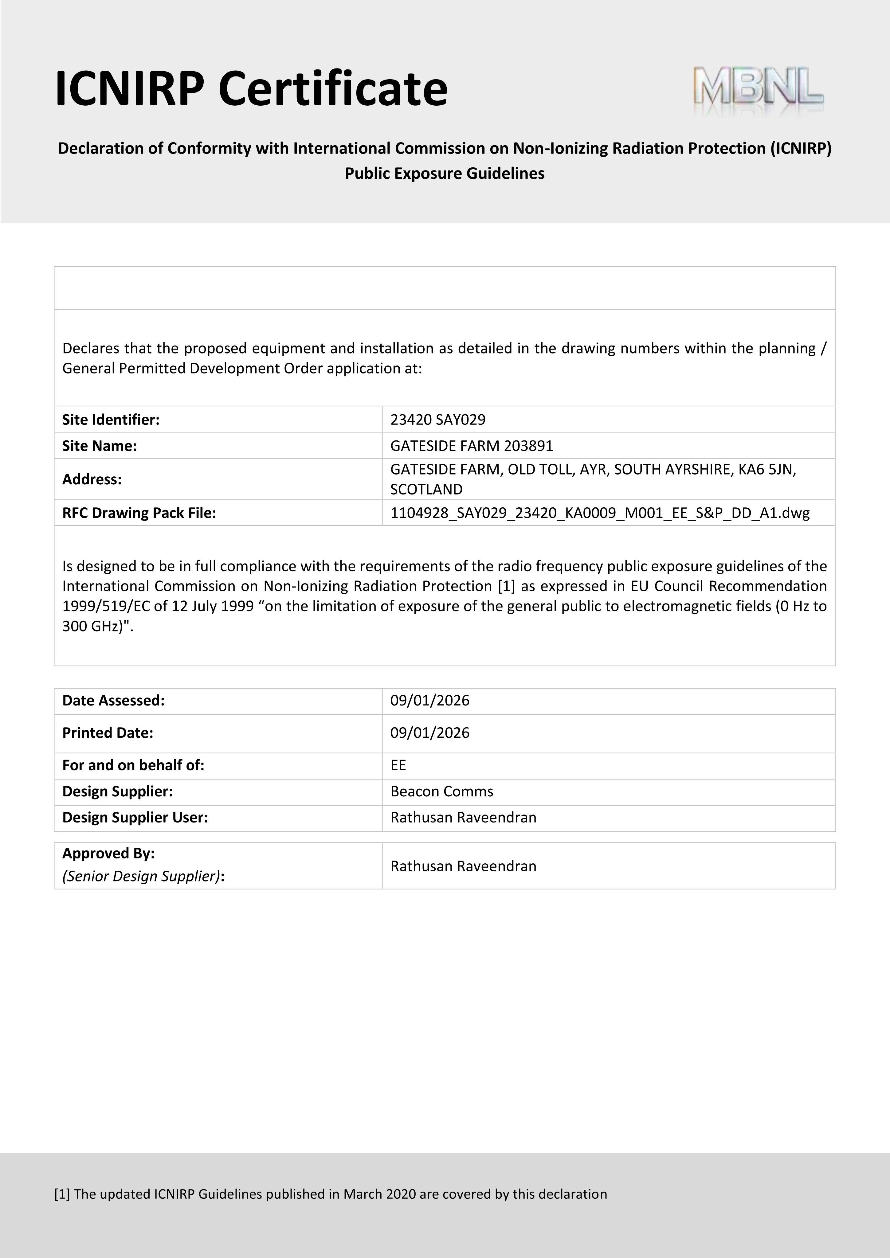 Planning document