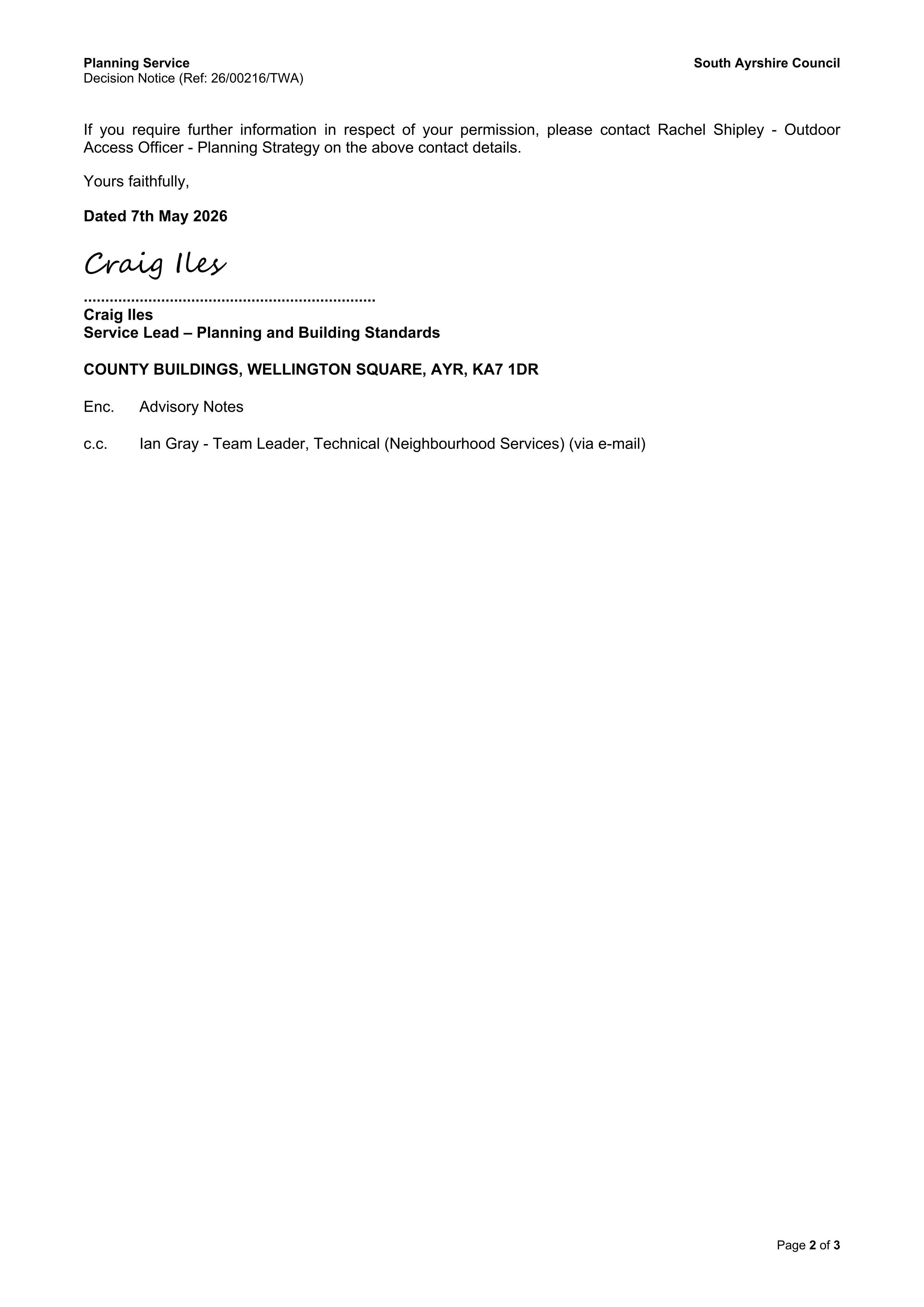 Planning document