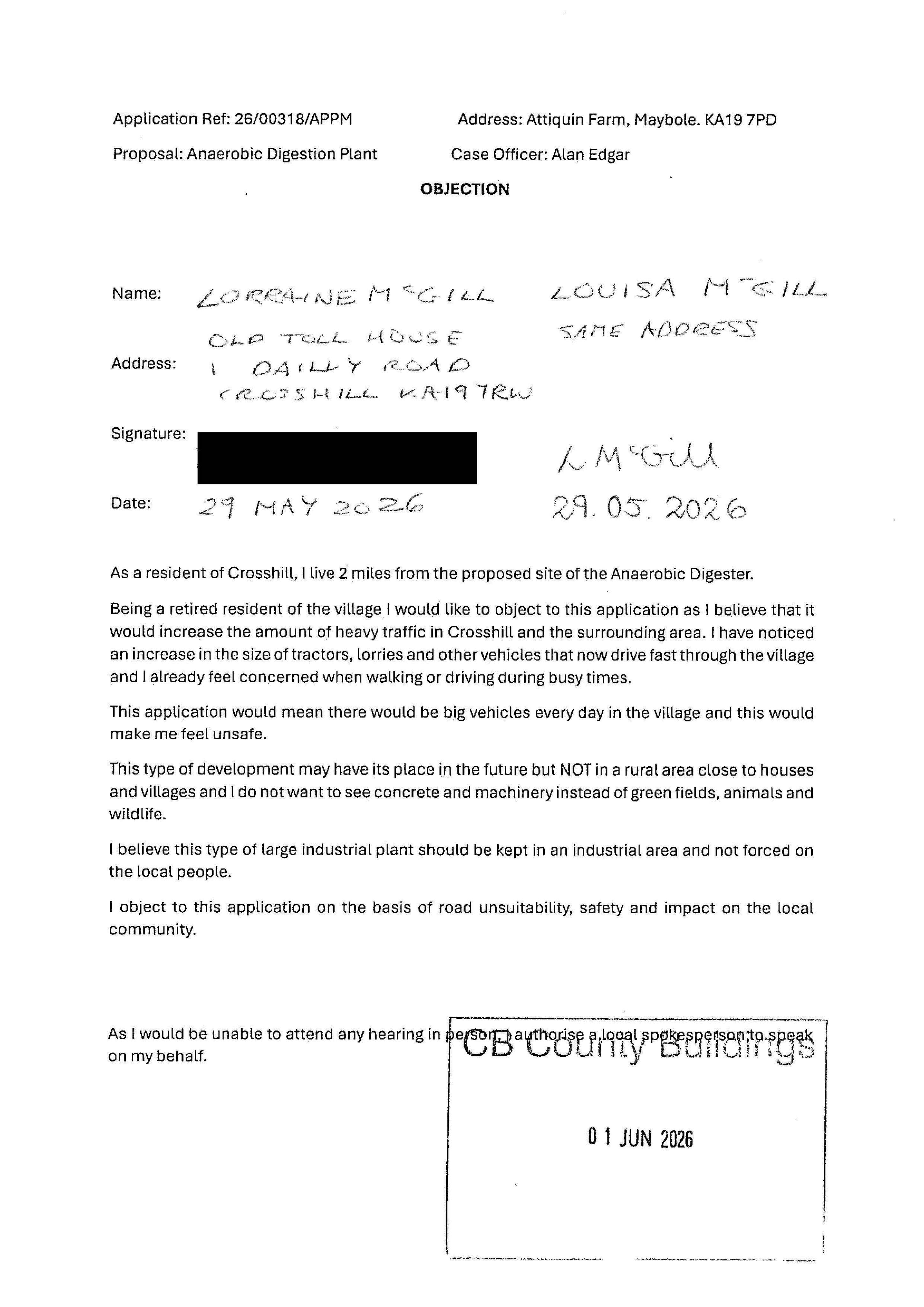 Planning document