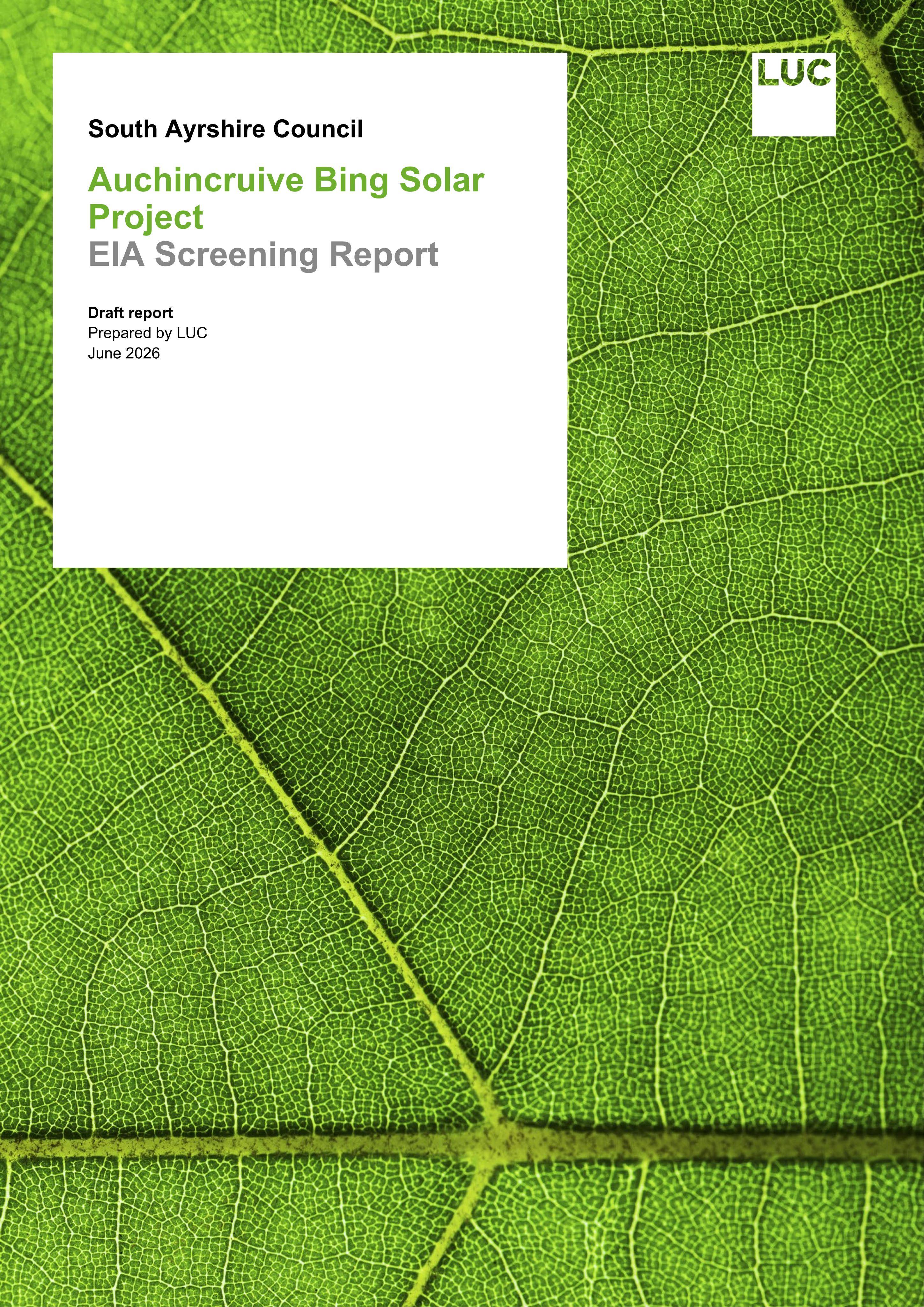 Planning document