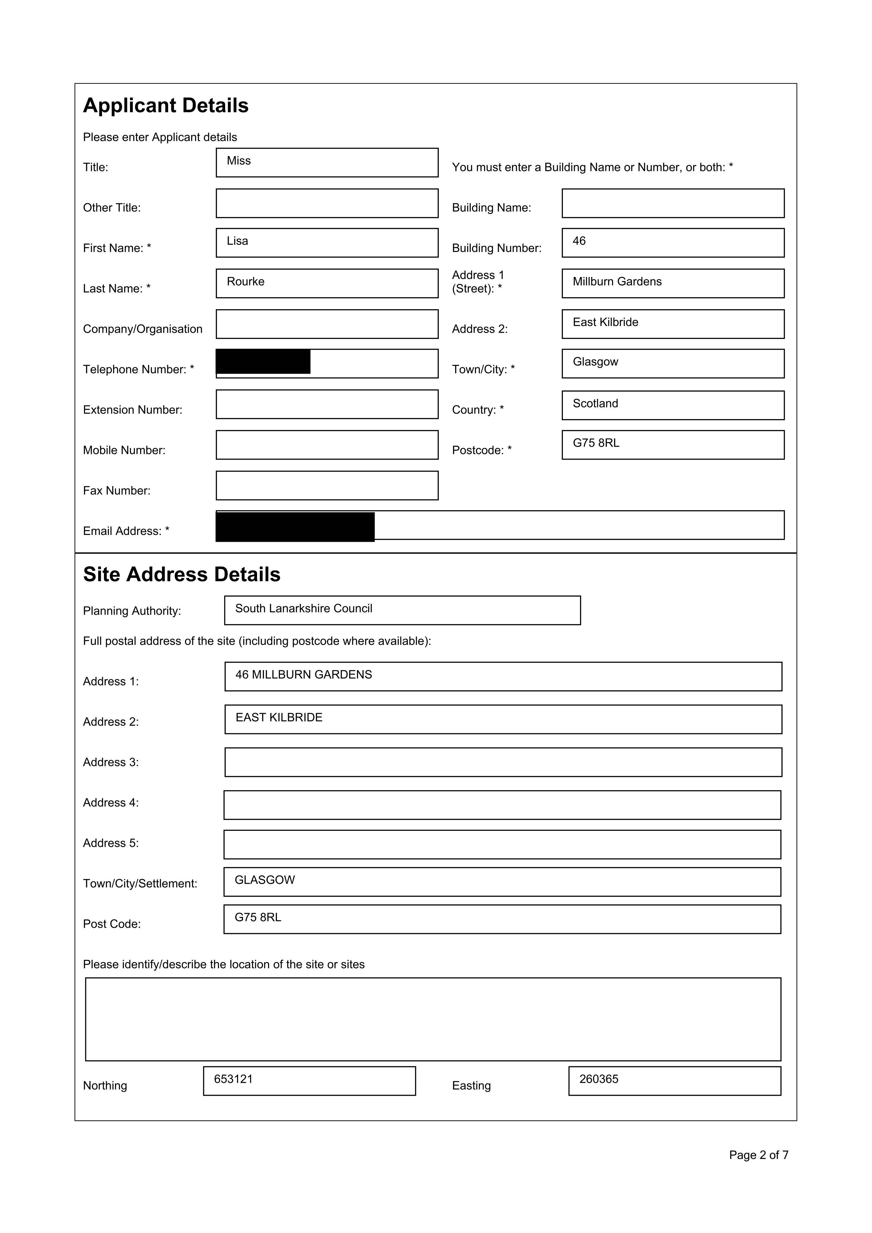 Planning document