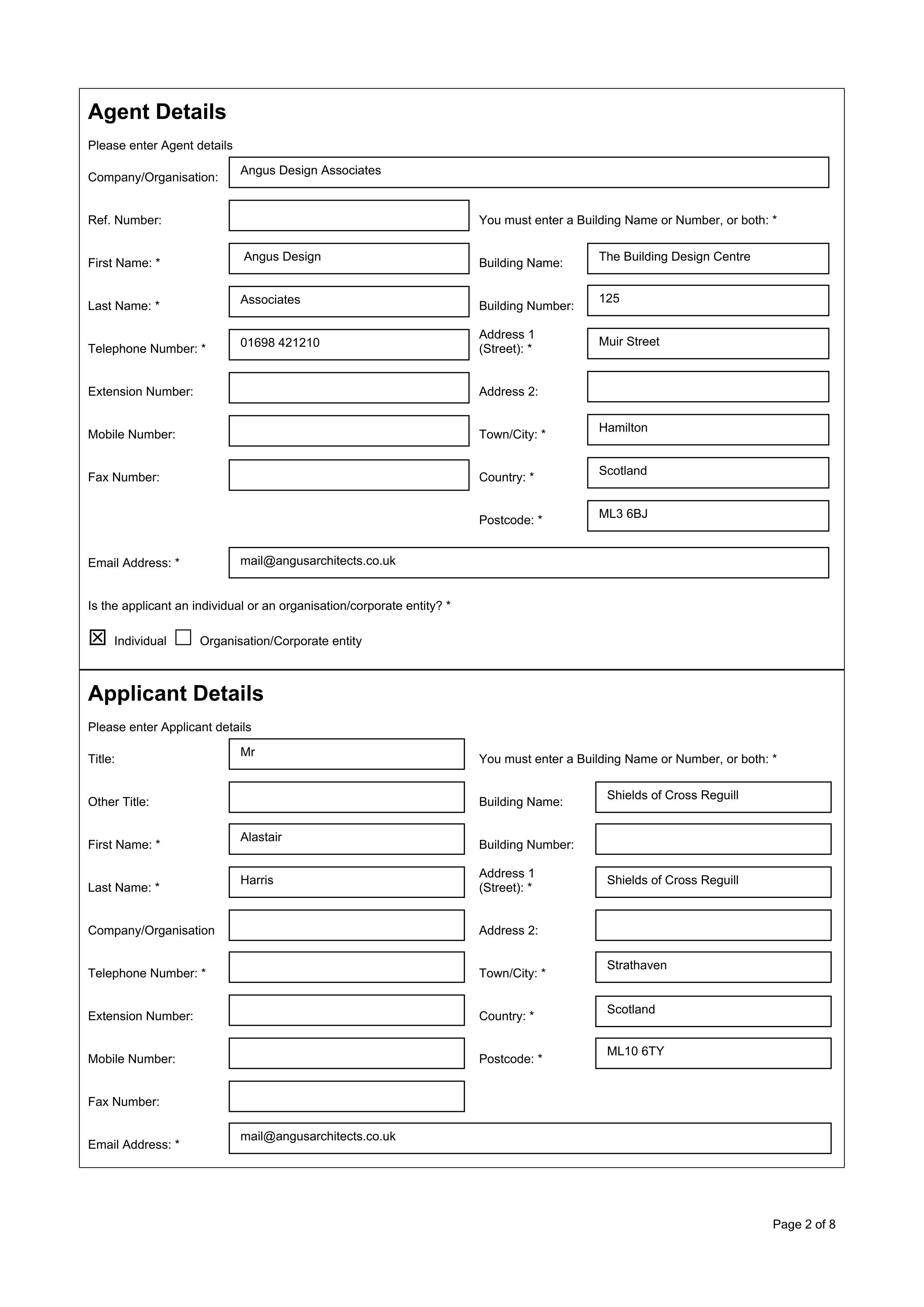 Planning document