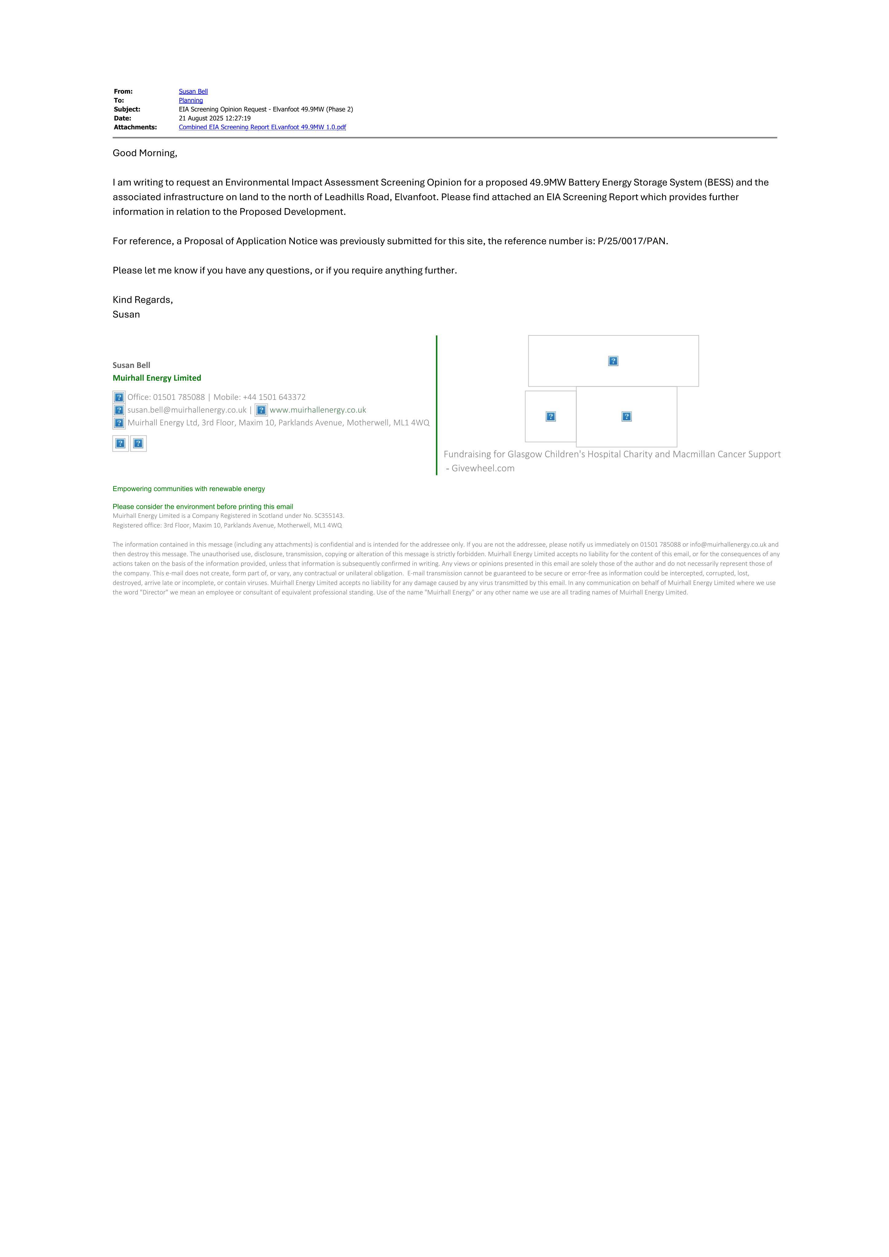 Planning document
