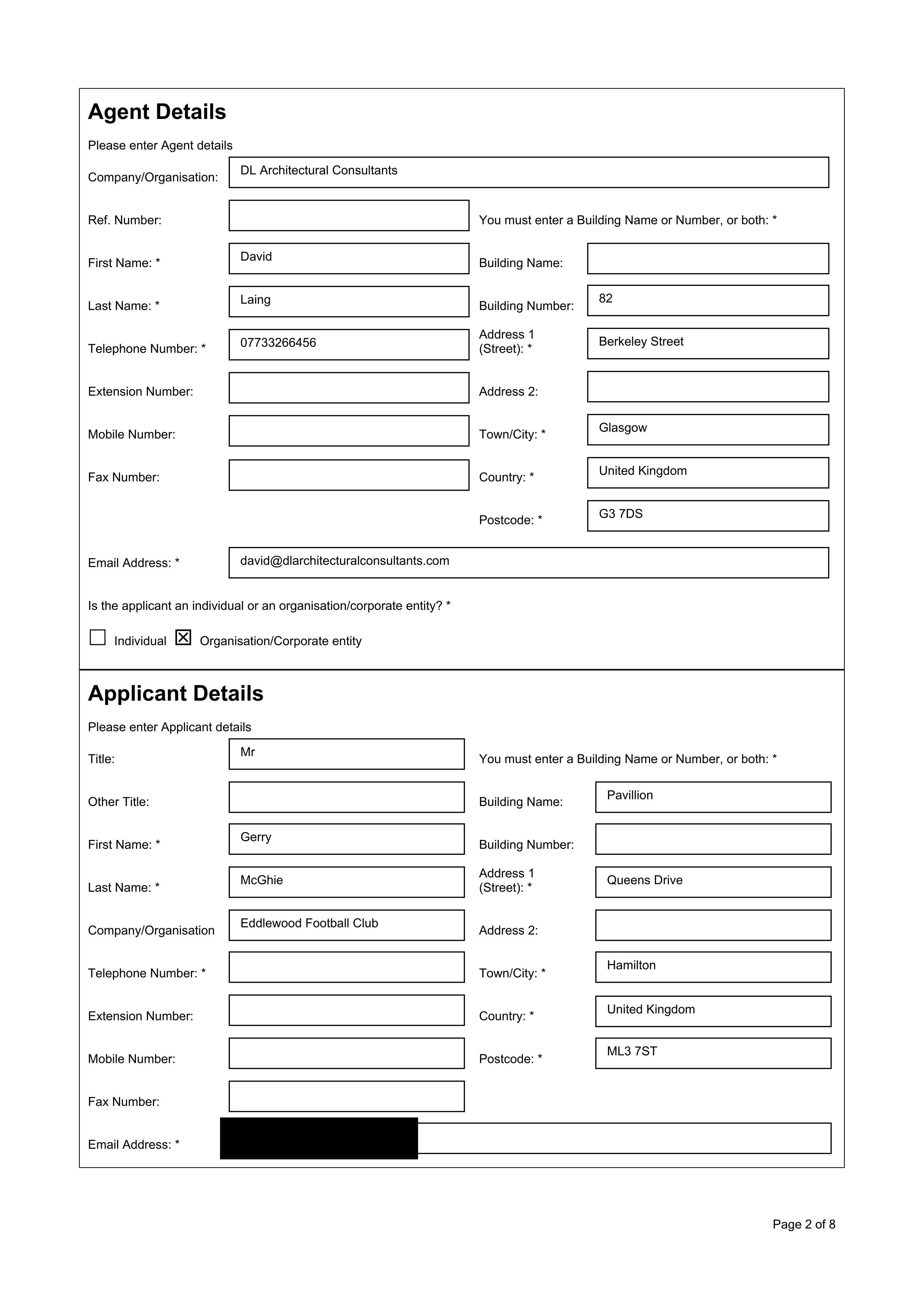 Planning document