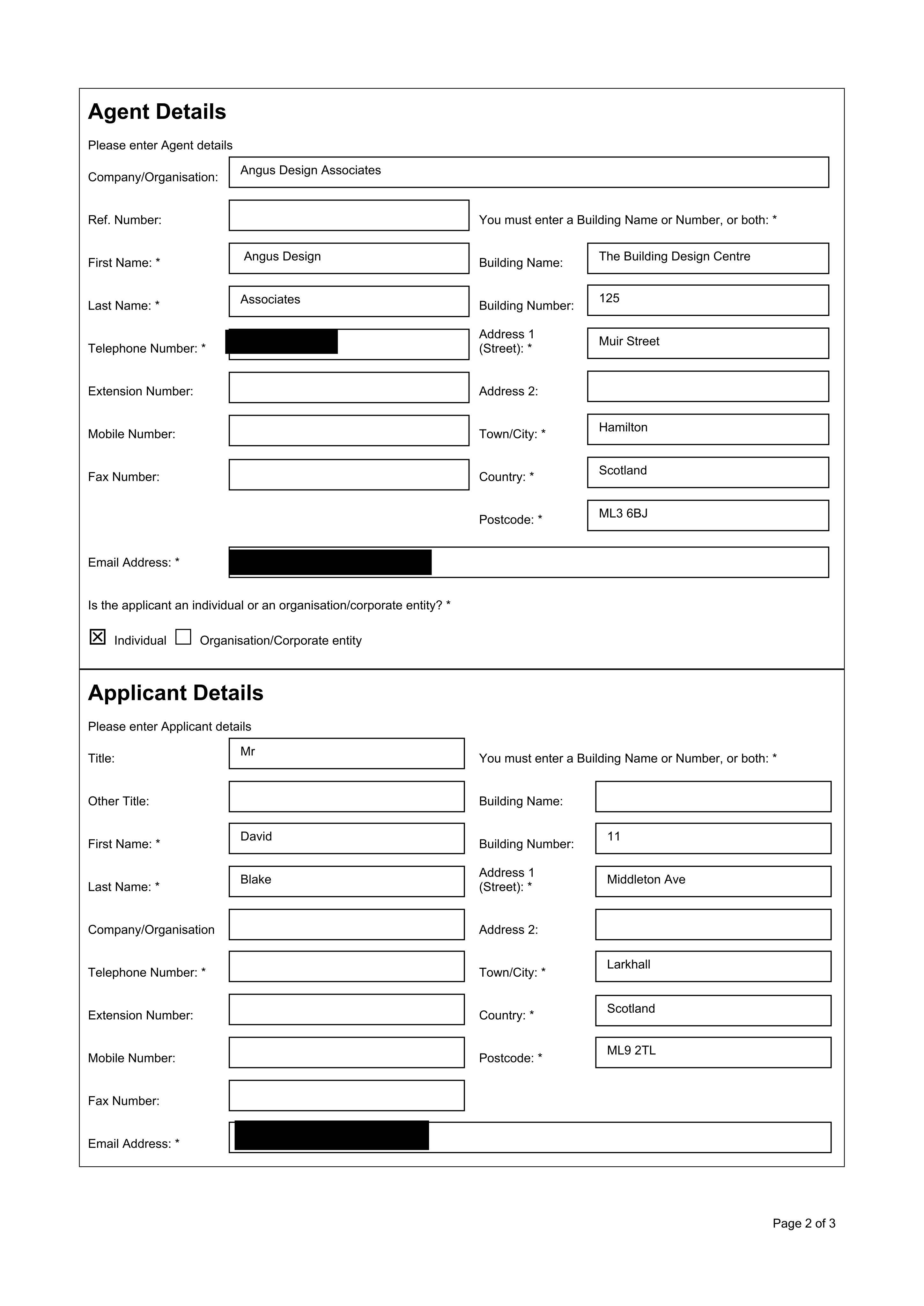 Planning document
