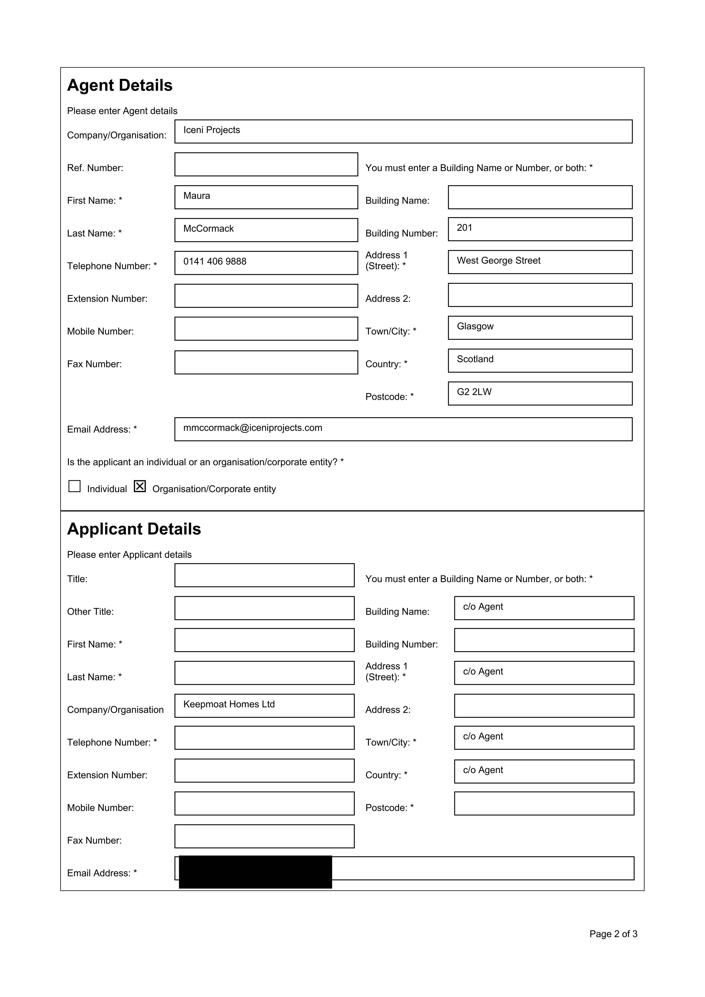 Planning document