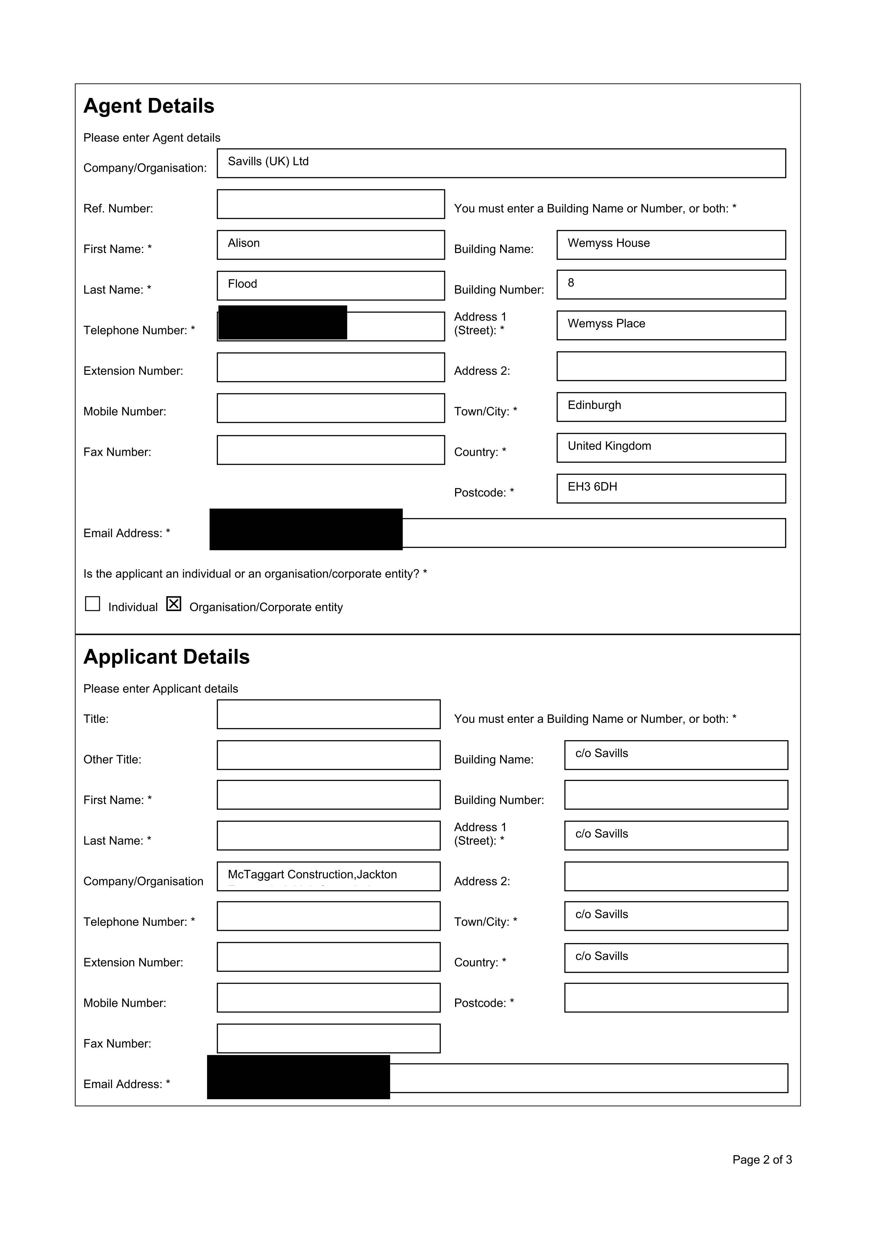 Planning document