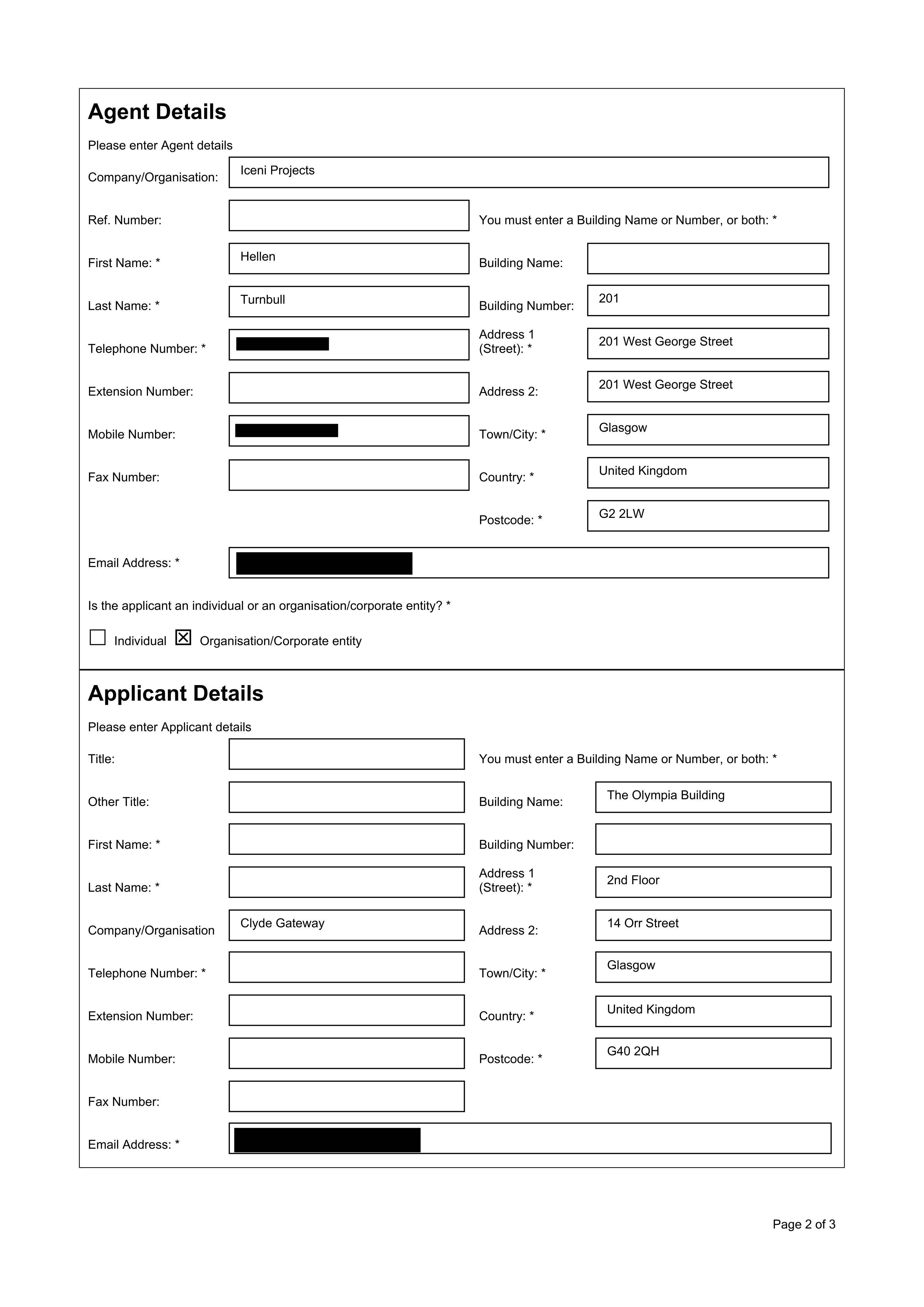 Planning document