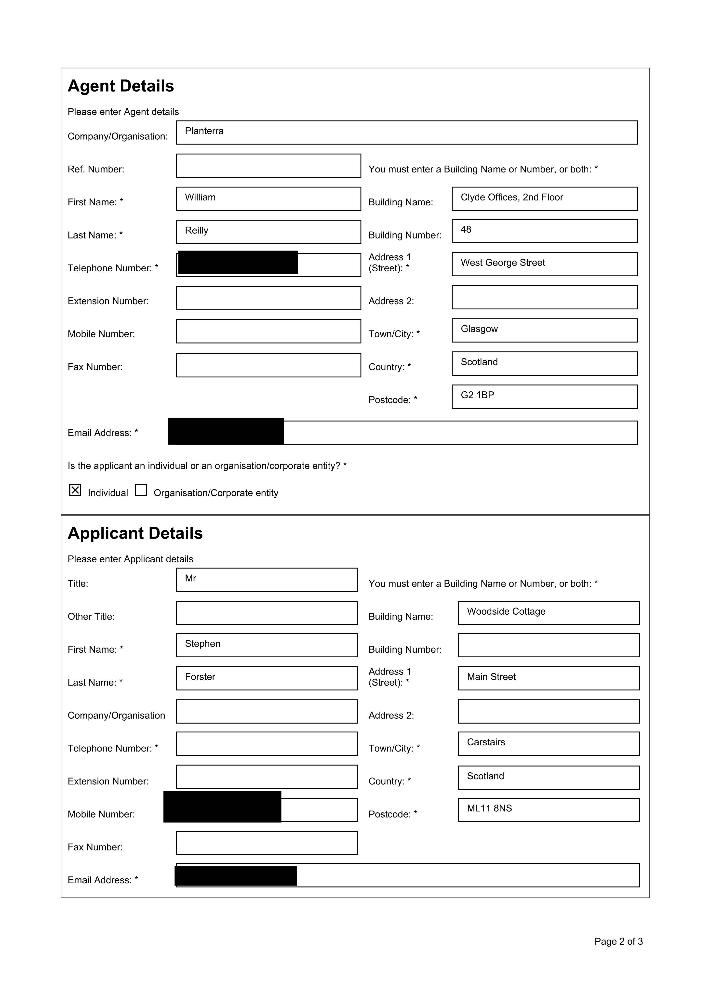 Planning document