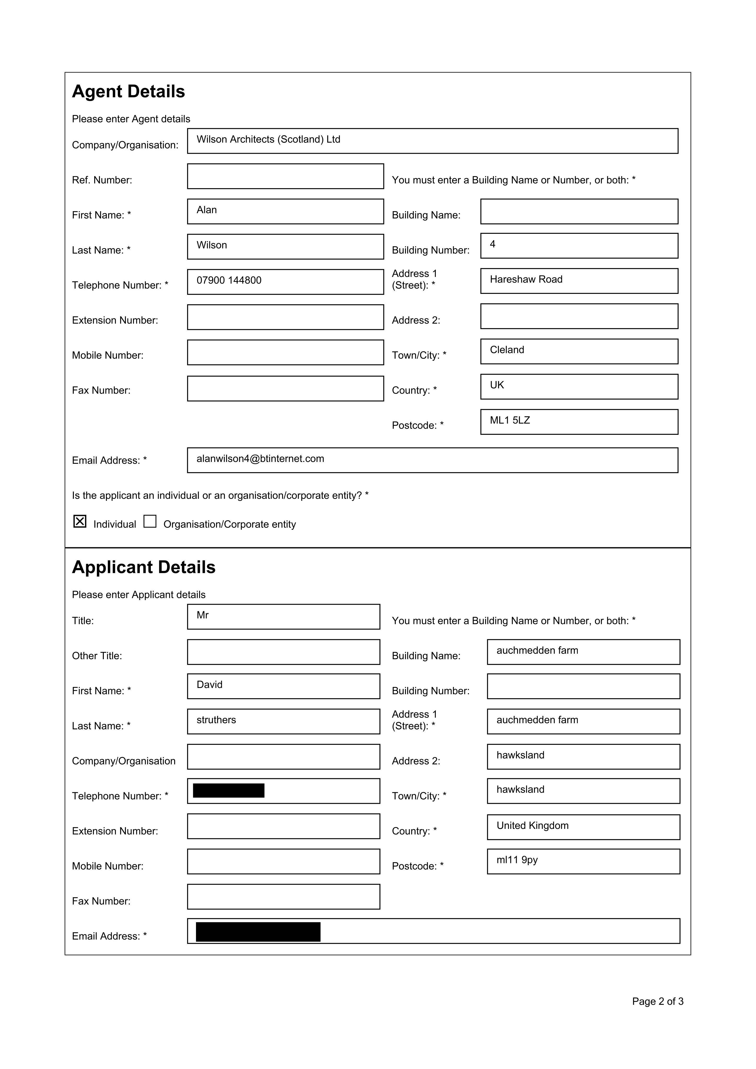 Planning document