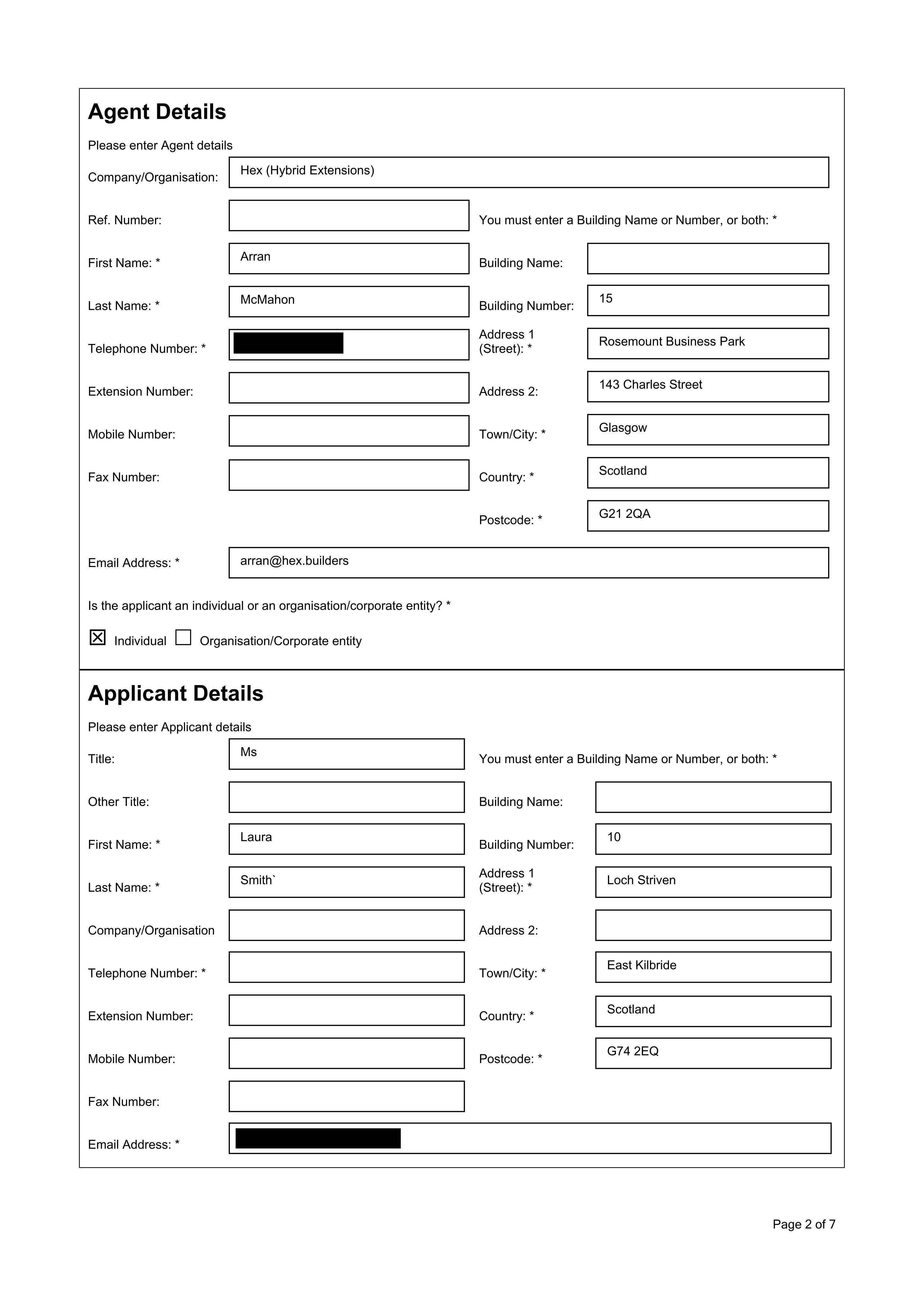 Planning document
