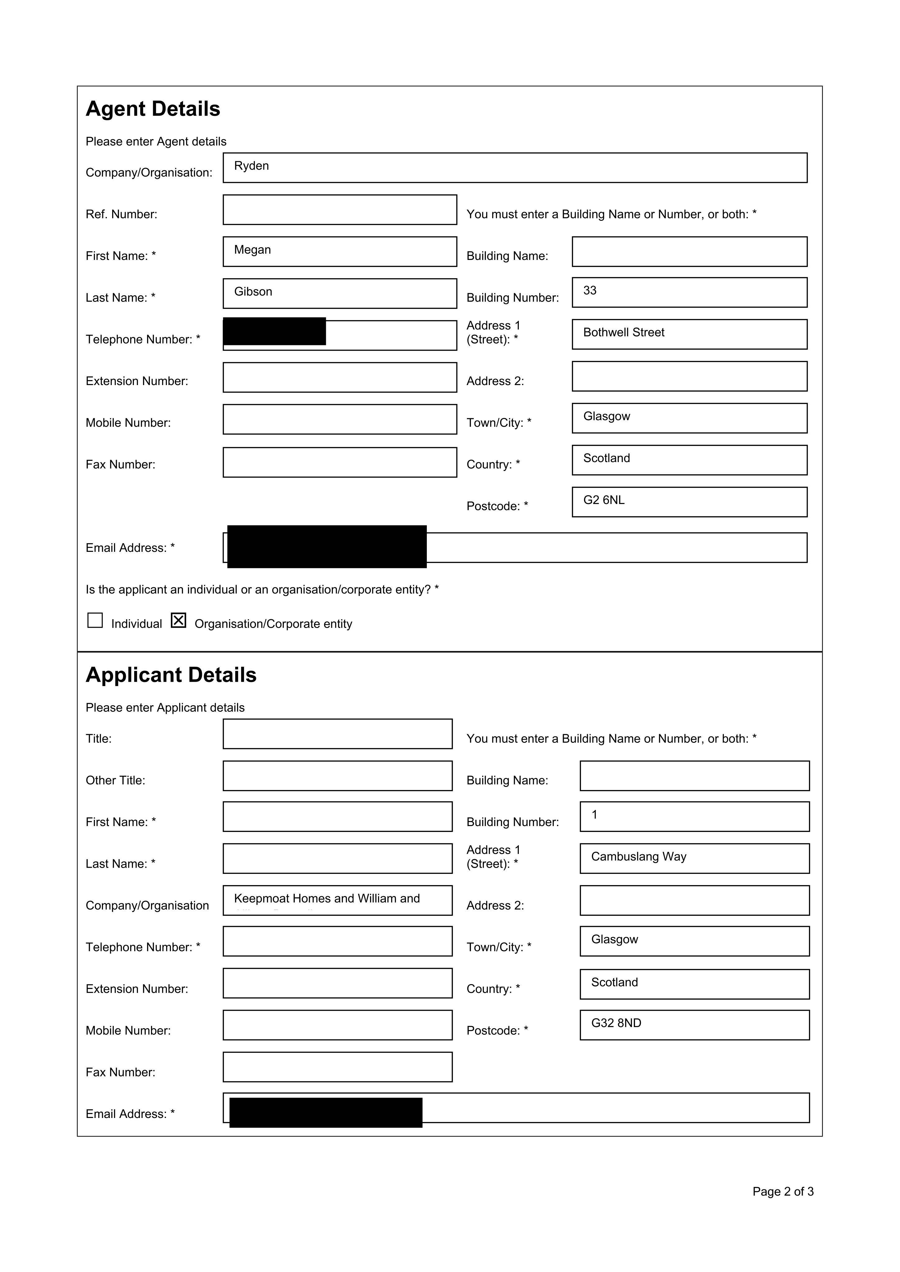 Planning document