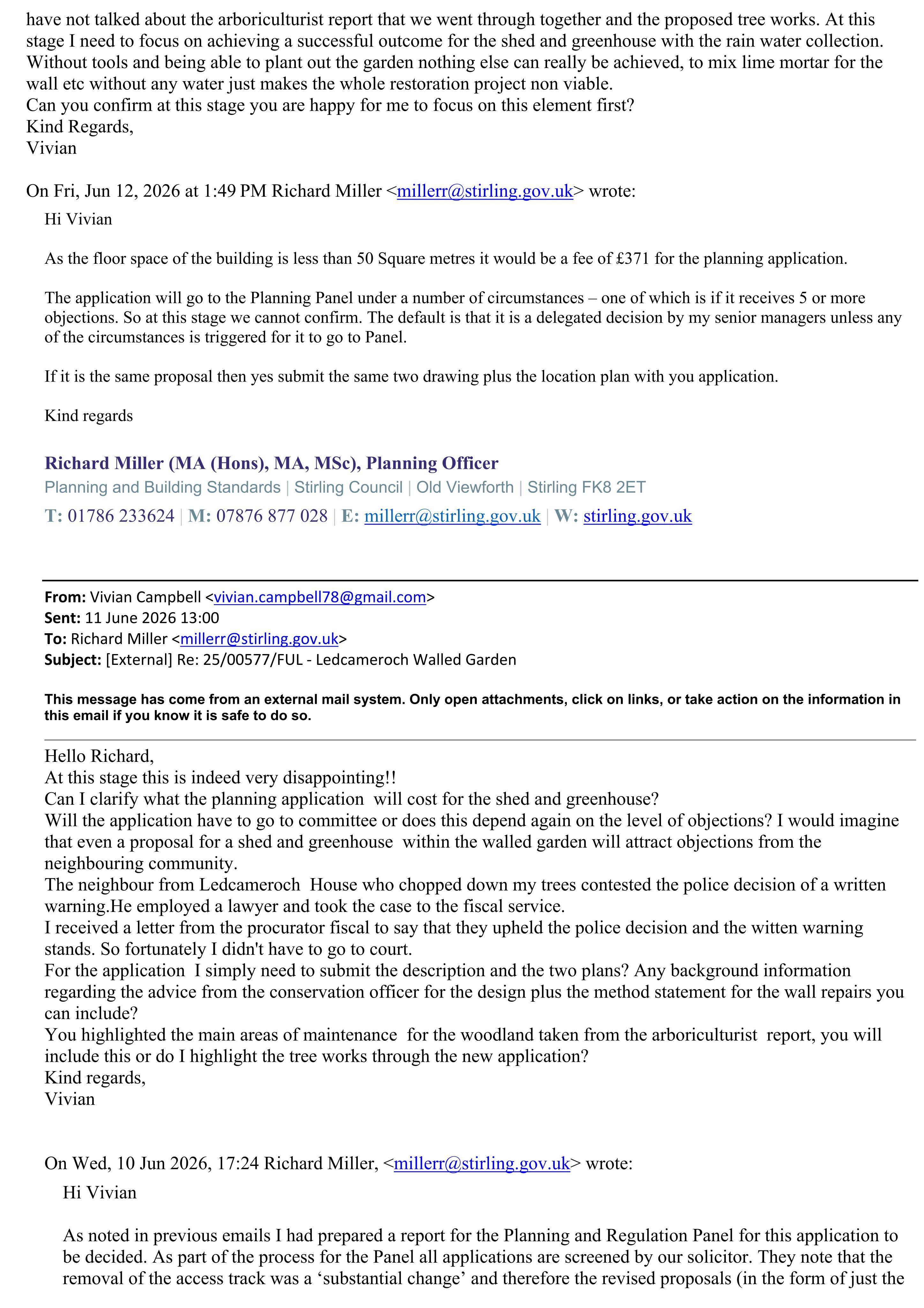 Planning document