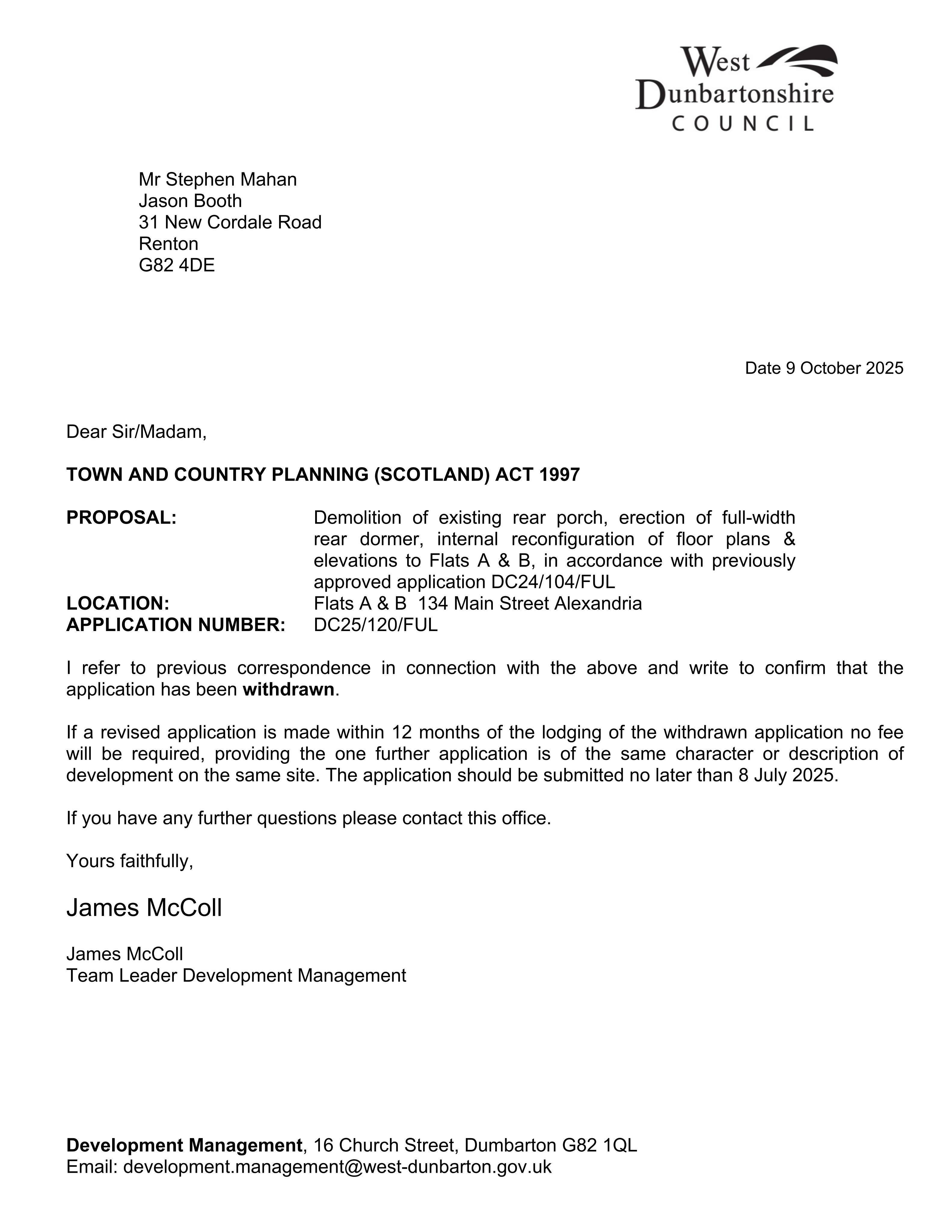 Planning document