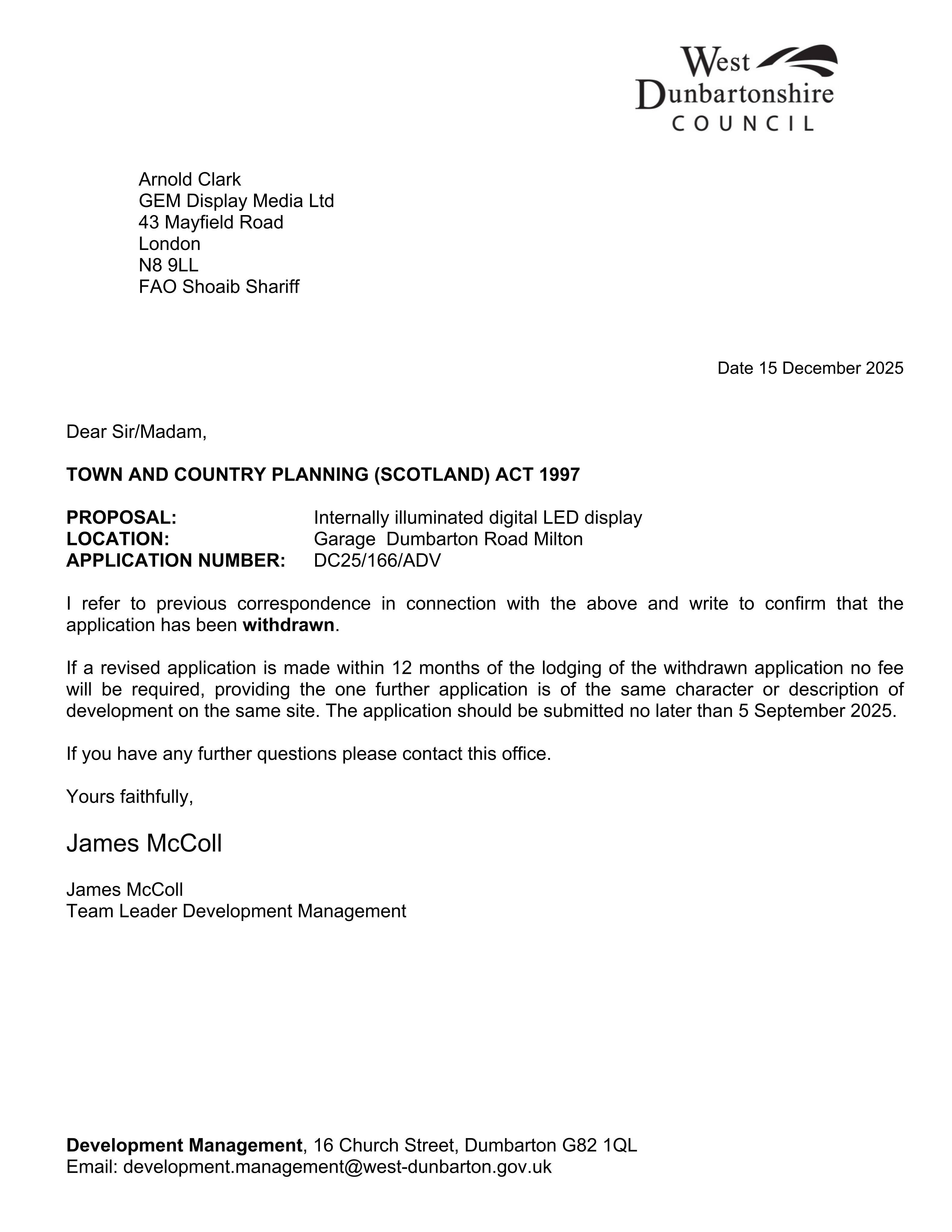 Planning document