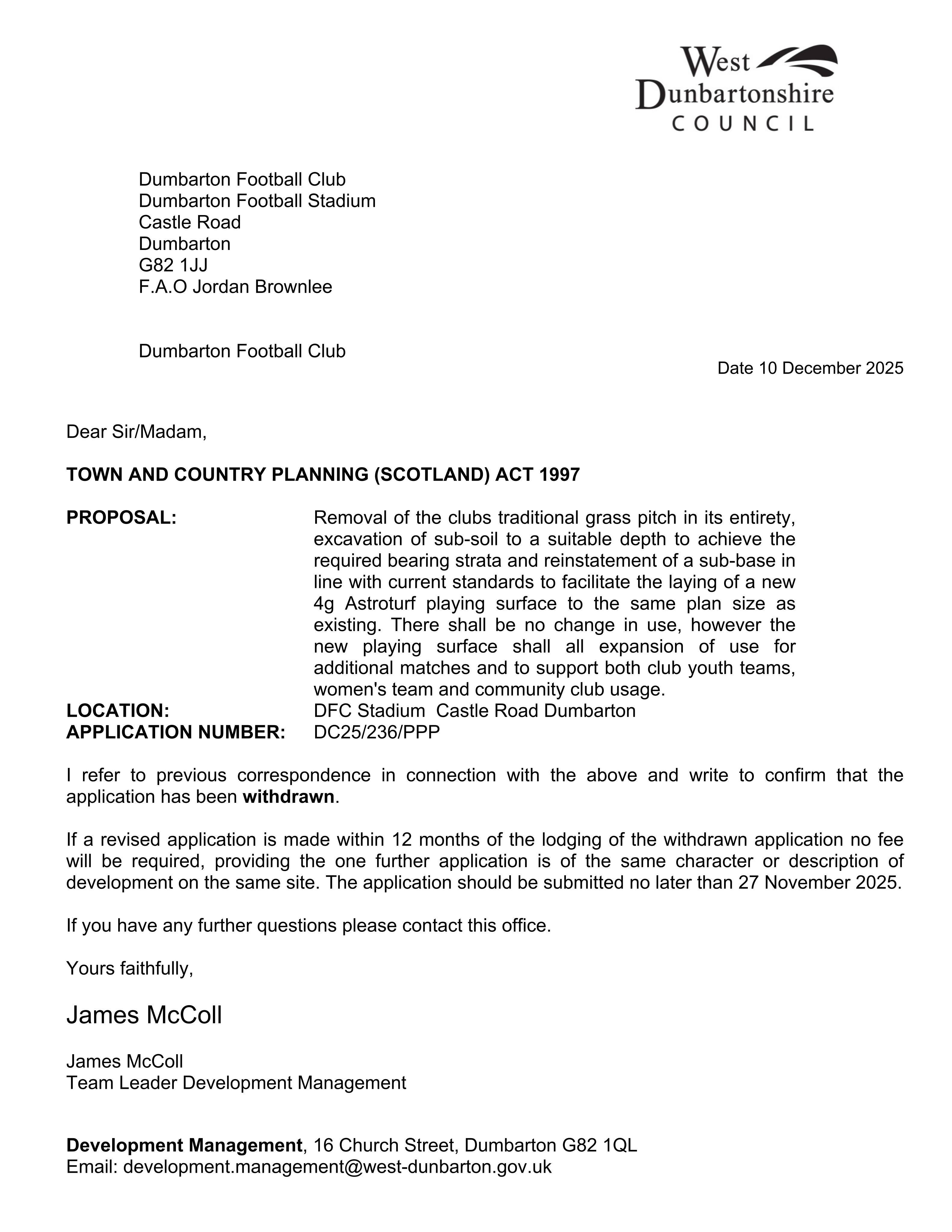 Planning document