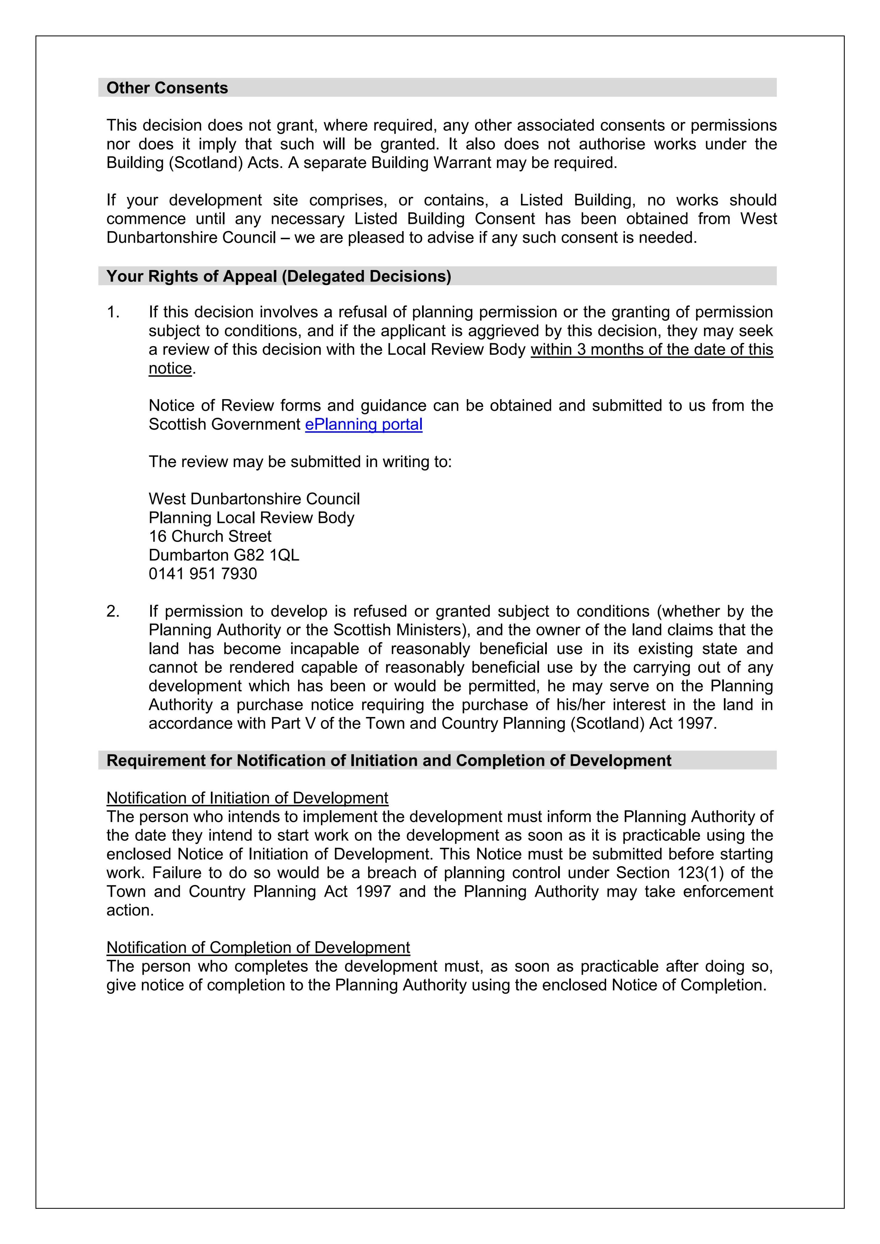 Planning document
