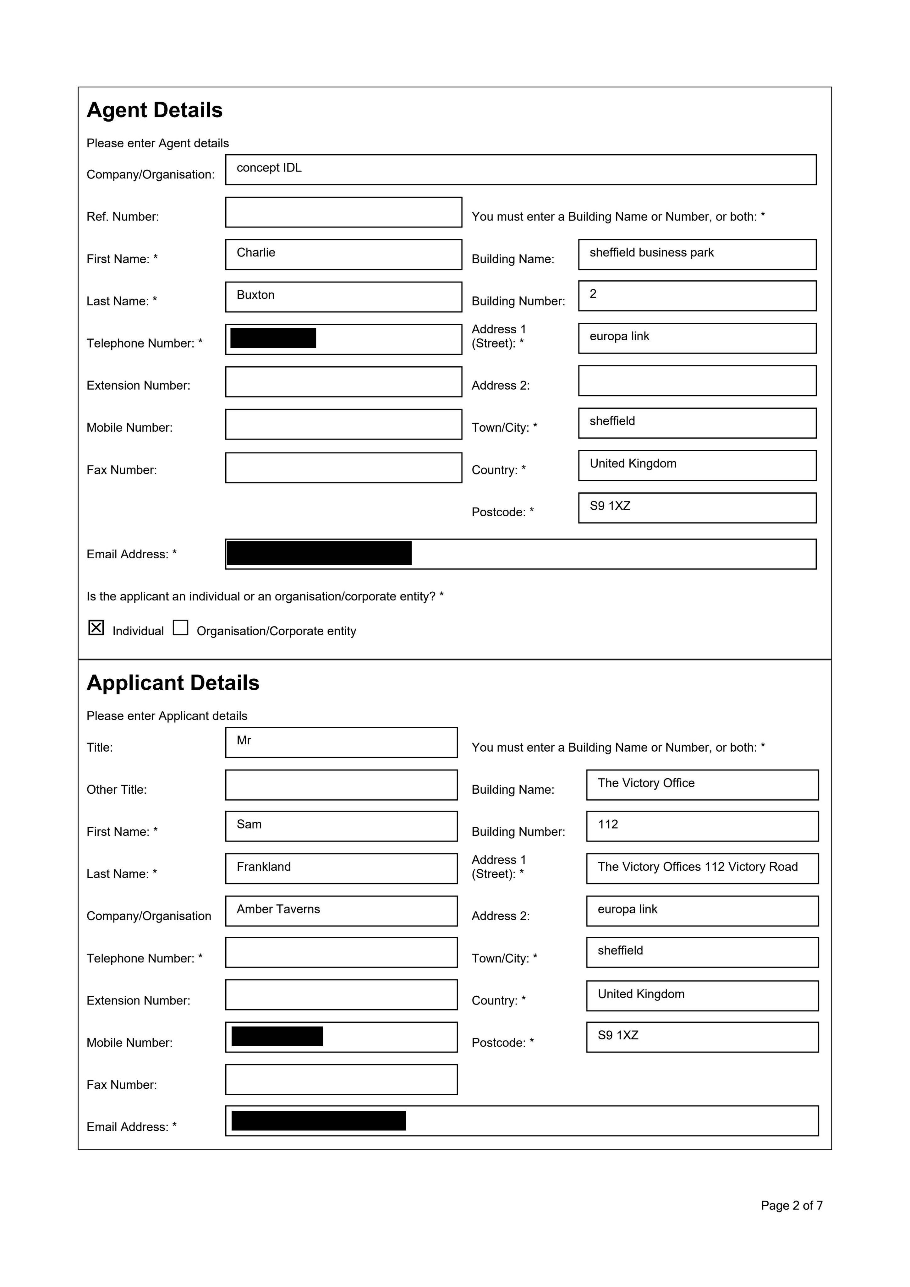 Planning document