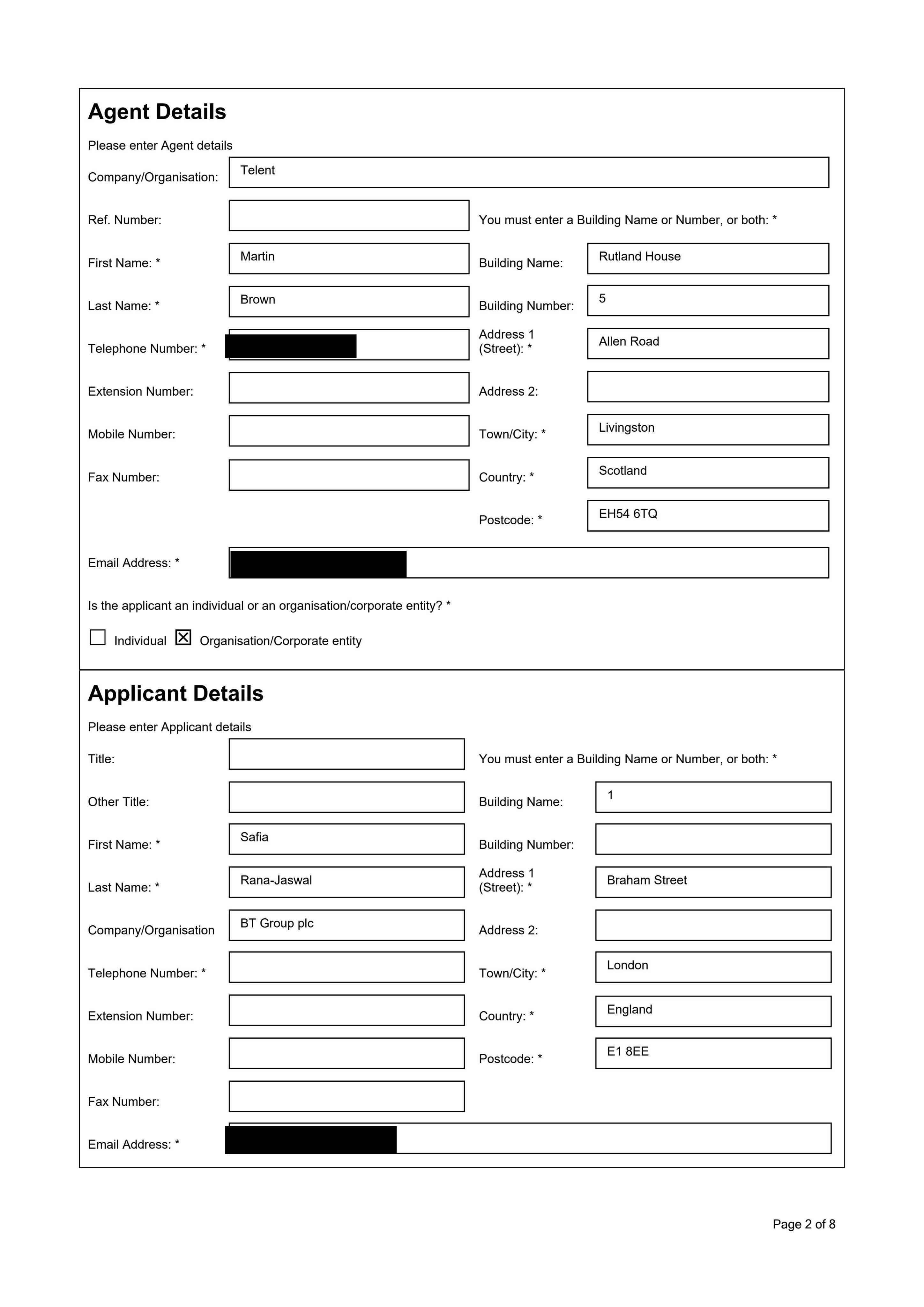 Planning document