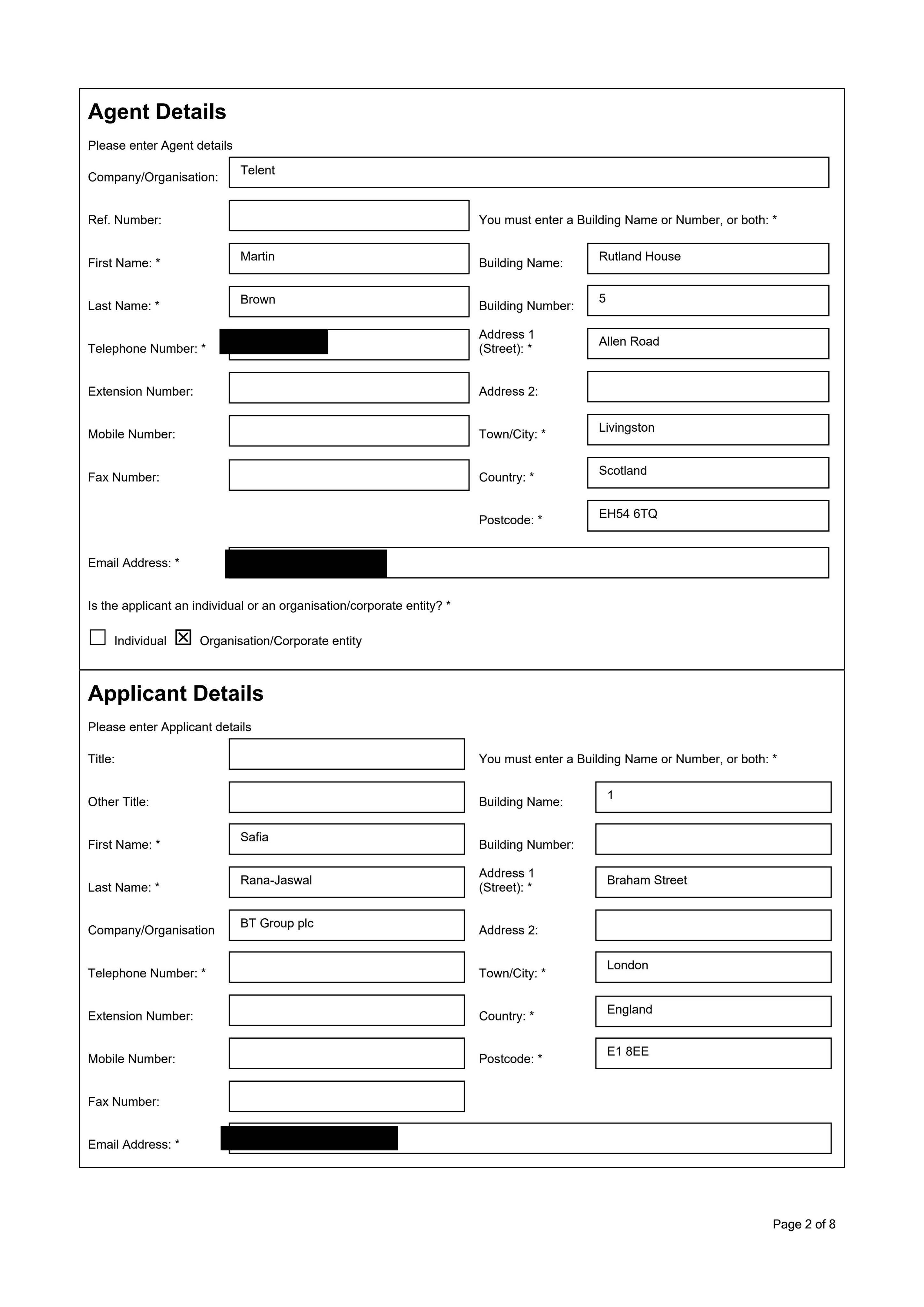 Planning document