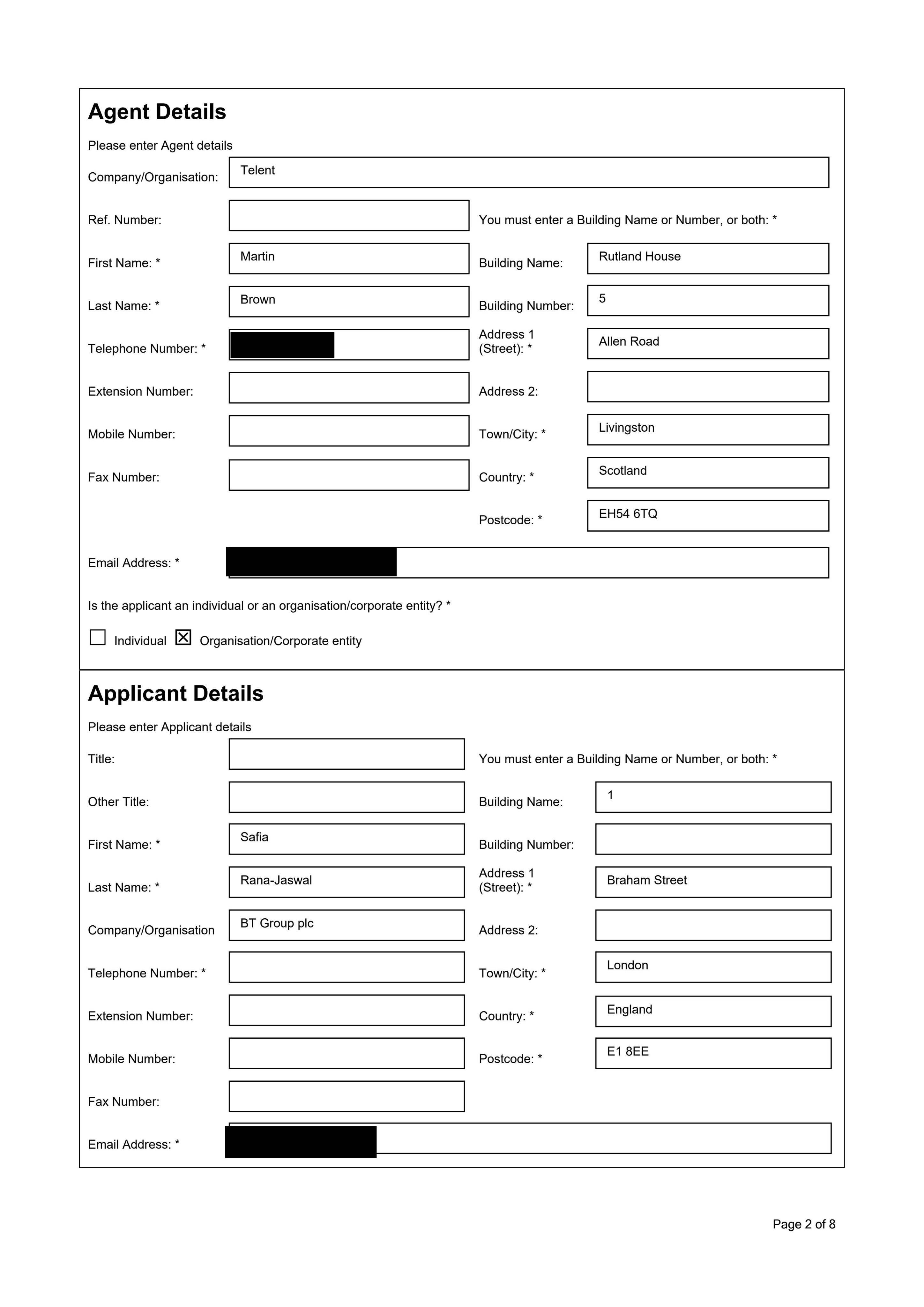 Planning document