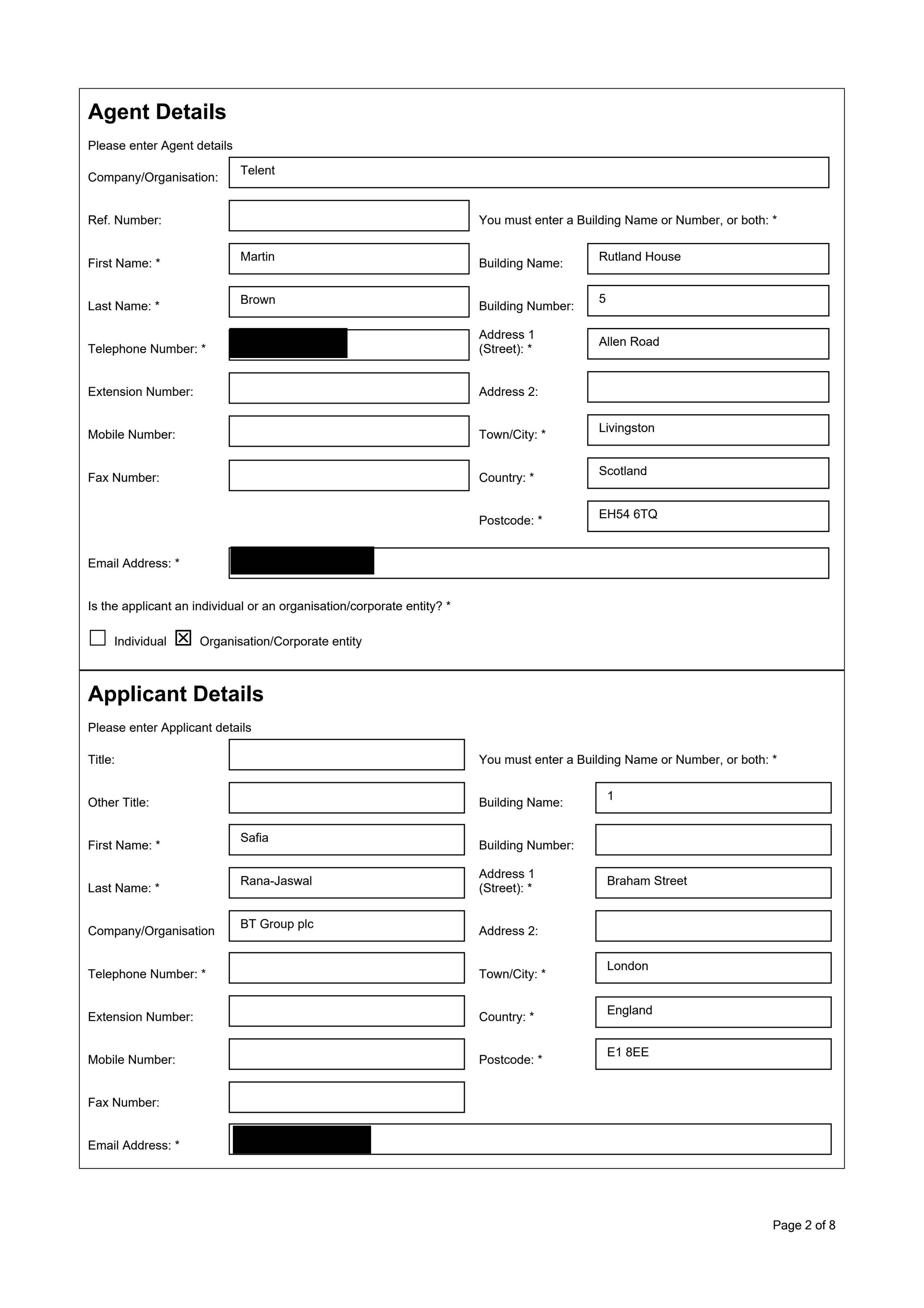 Planning document