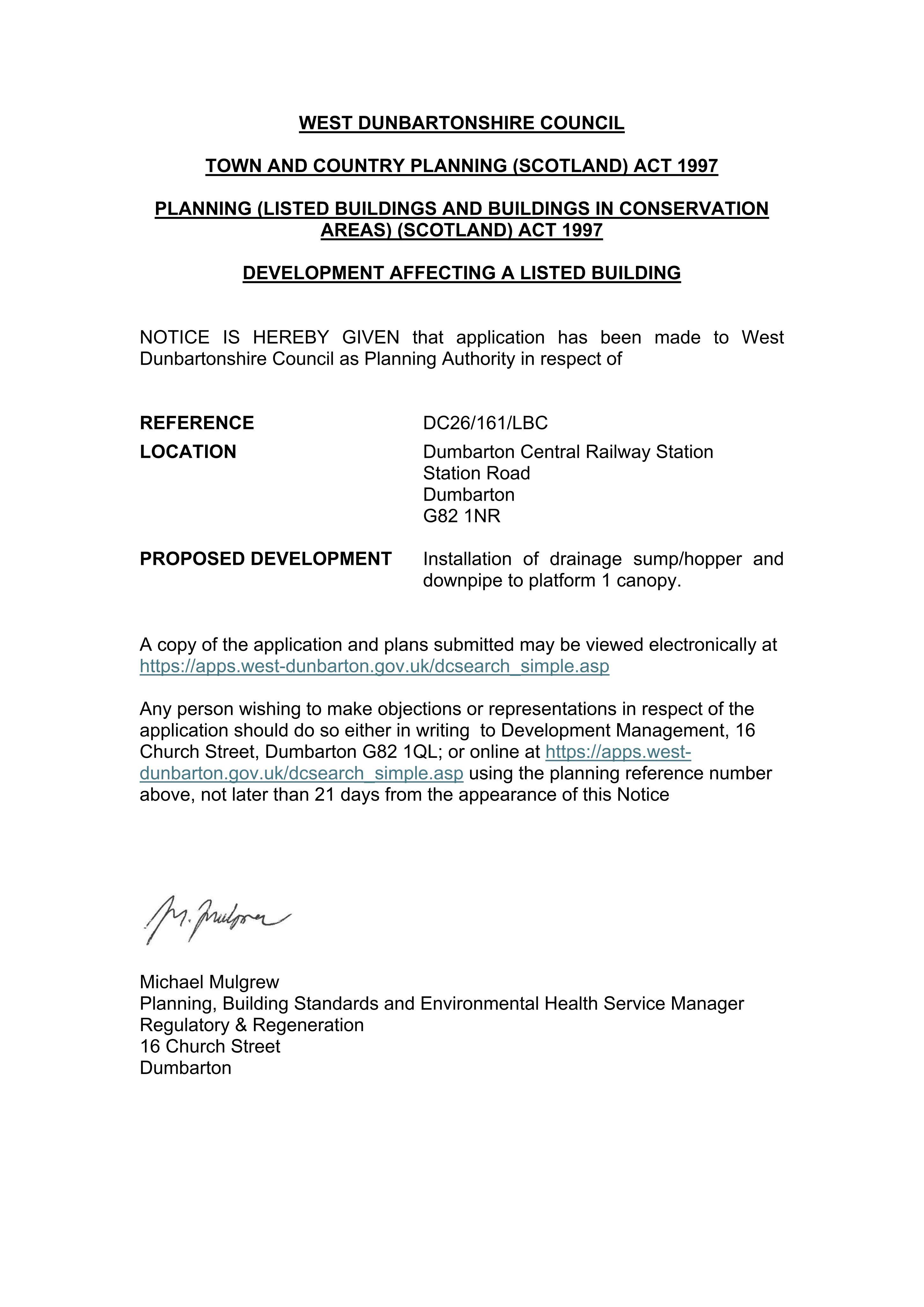 Planning document