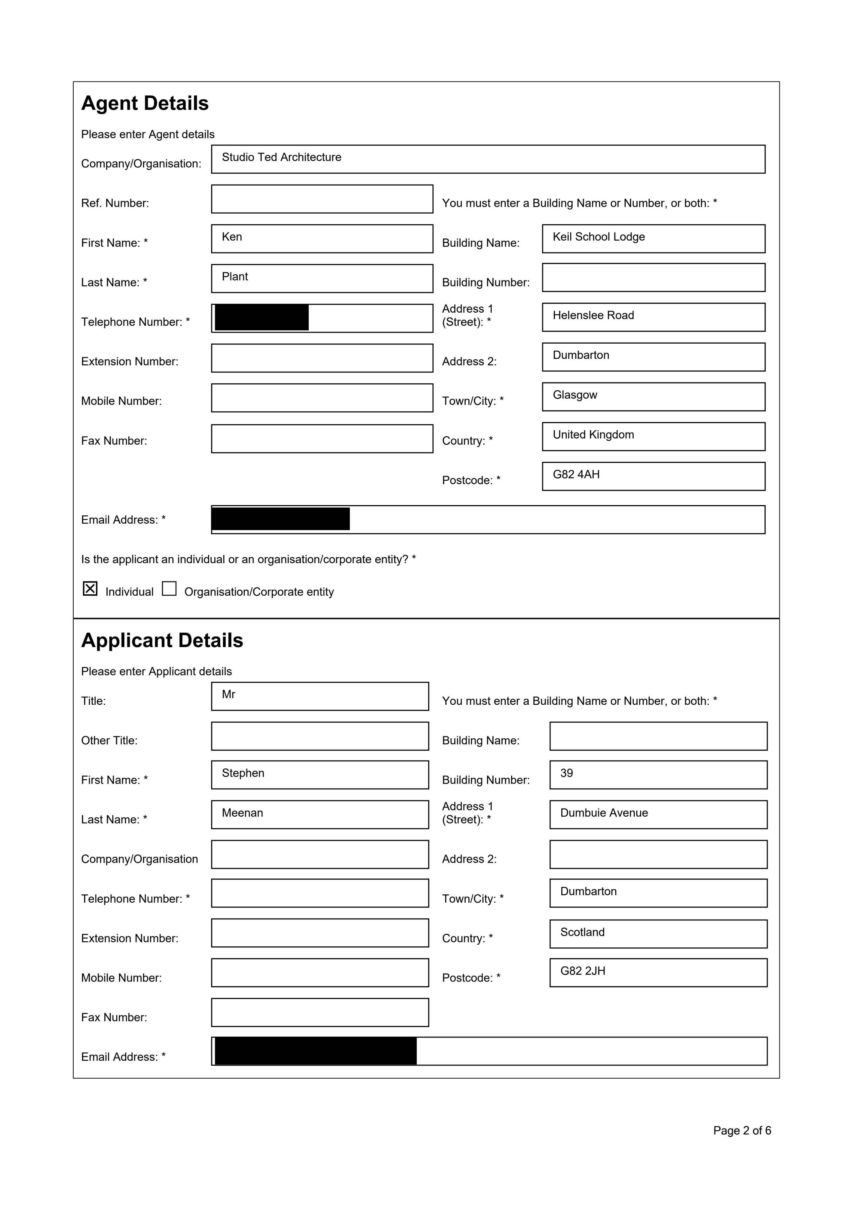 Planning document
