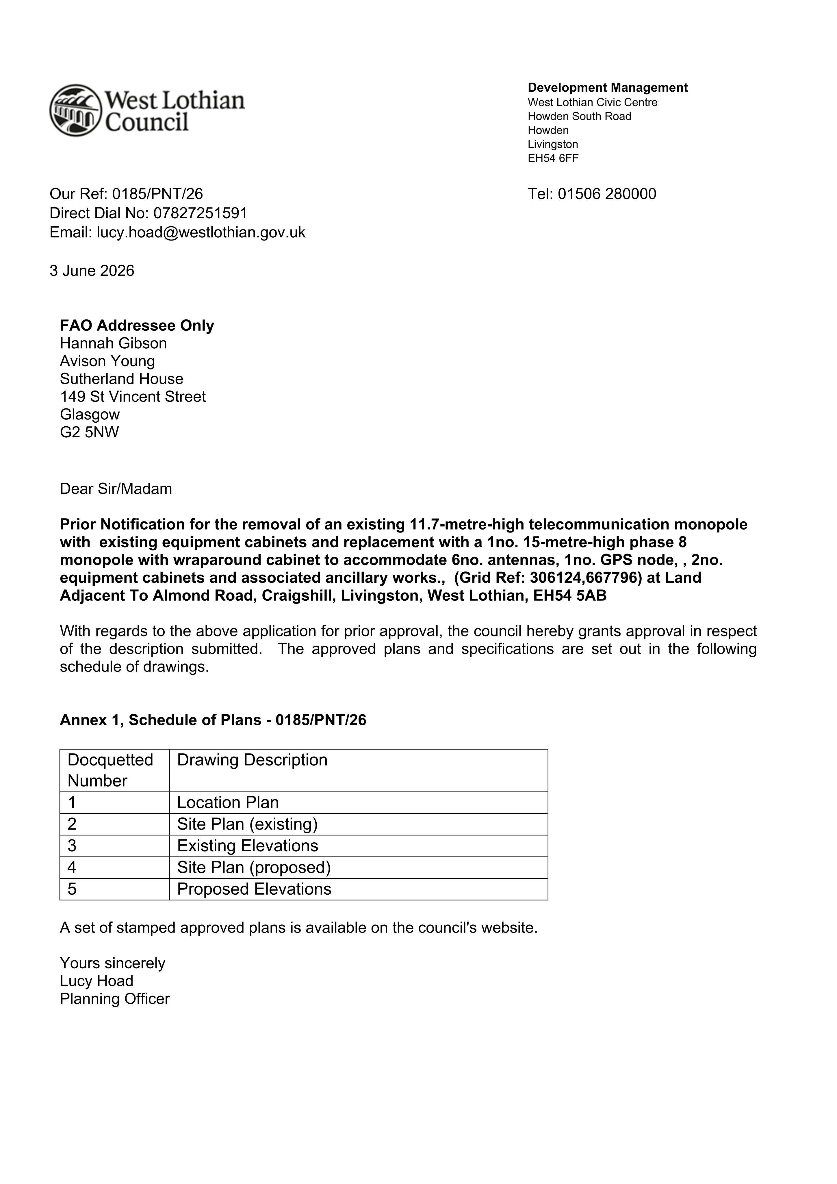 Planning document